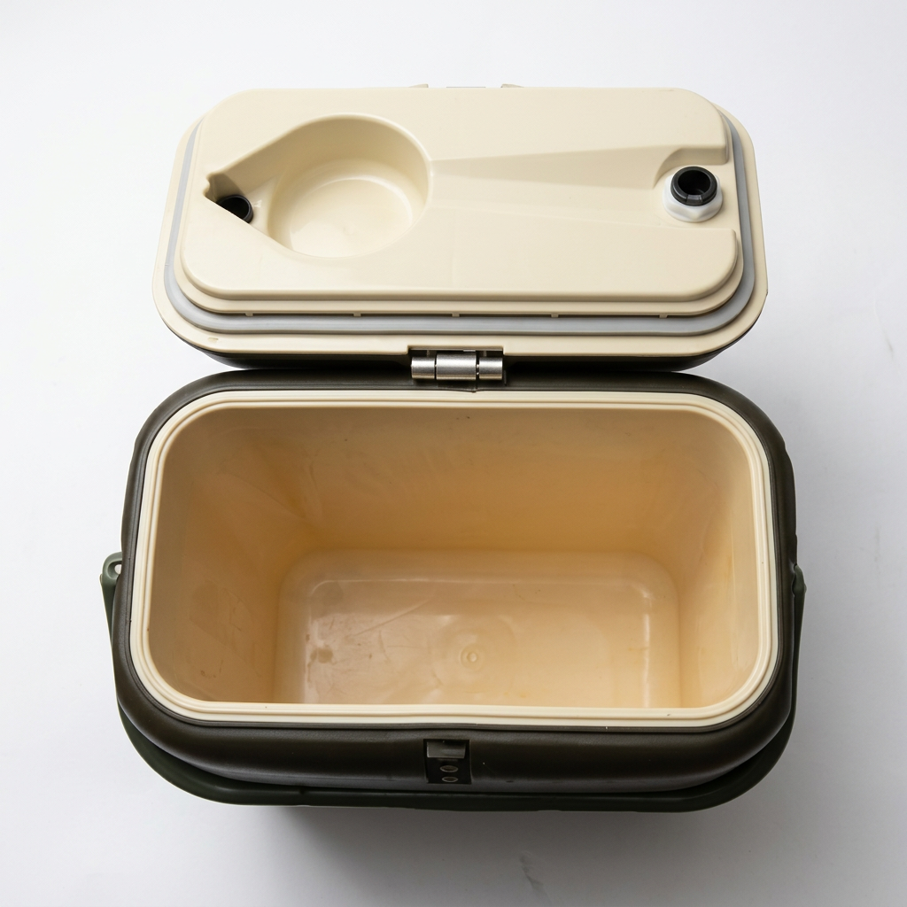 Genuine British Army 18L Norwegian Food Container. Durable military surplus storage ideal for camping, bushcraft, prepping, survival and outdoor use.
