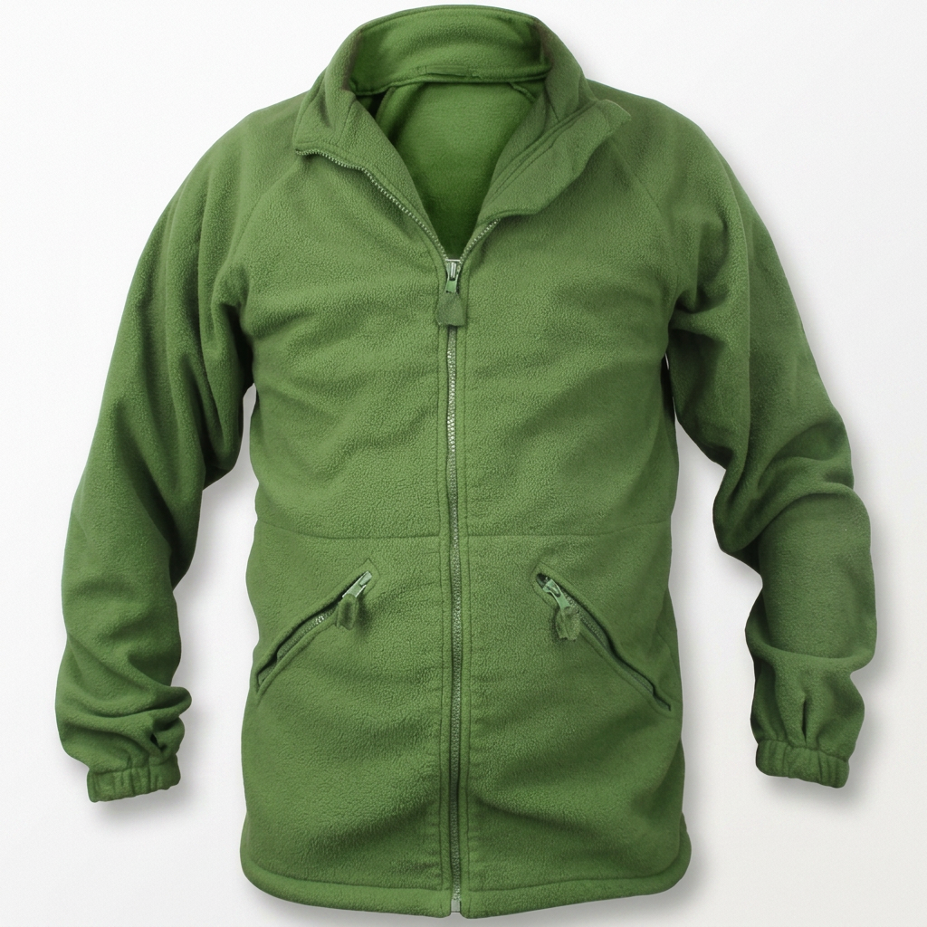 ritish Army Thermal Olive Green Fleece for ultimate outdoor warmth. Features a storm collar and thumb holes. Shop genuine military surplus!