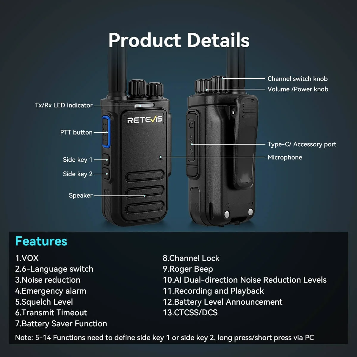 Bug Out Walkie talkie