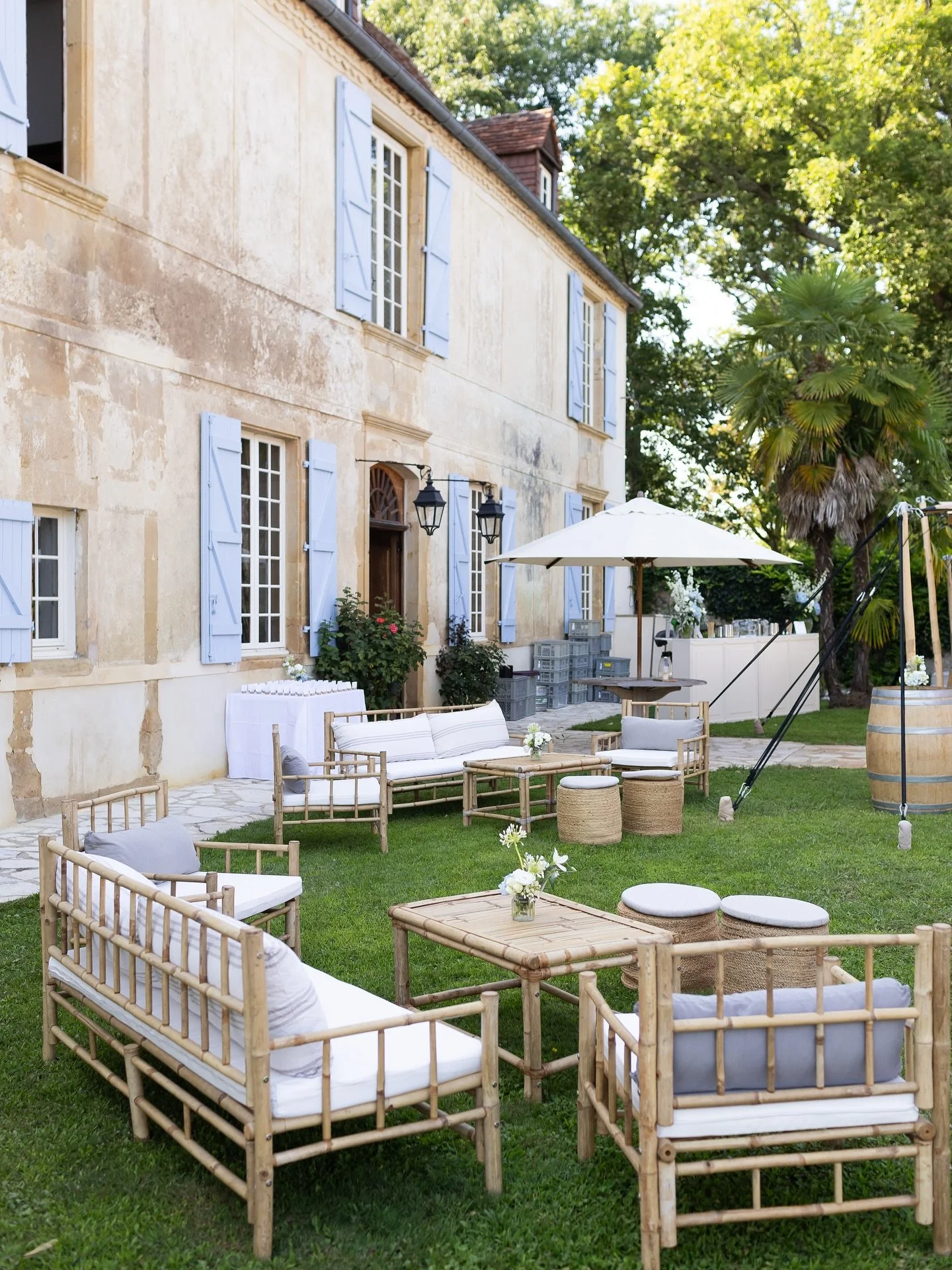 🩵Chateau celebrations🩵

Celebrating love in the heart of the French countryside at our clients&rsquo; beautiful chateau this summer. A 5 course al fresco dinner followed by fireworks and dancing under the stars. Guests returned for a BBQ and pool p