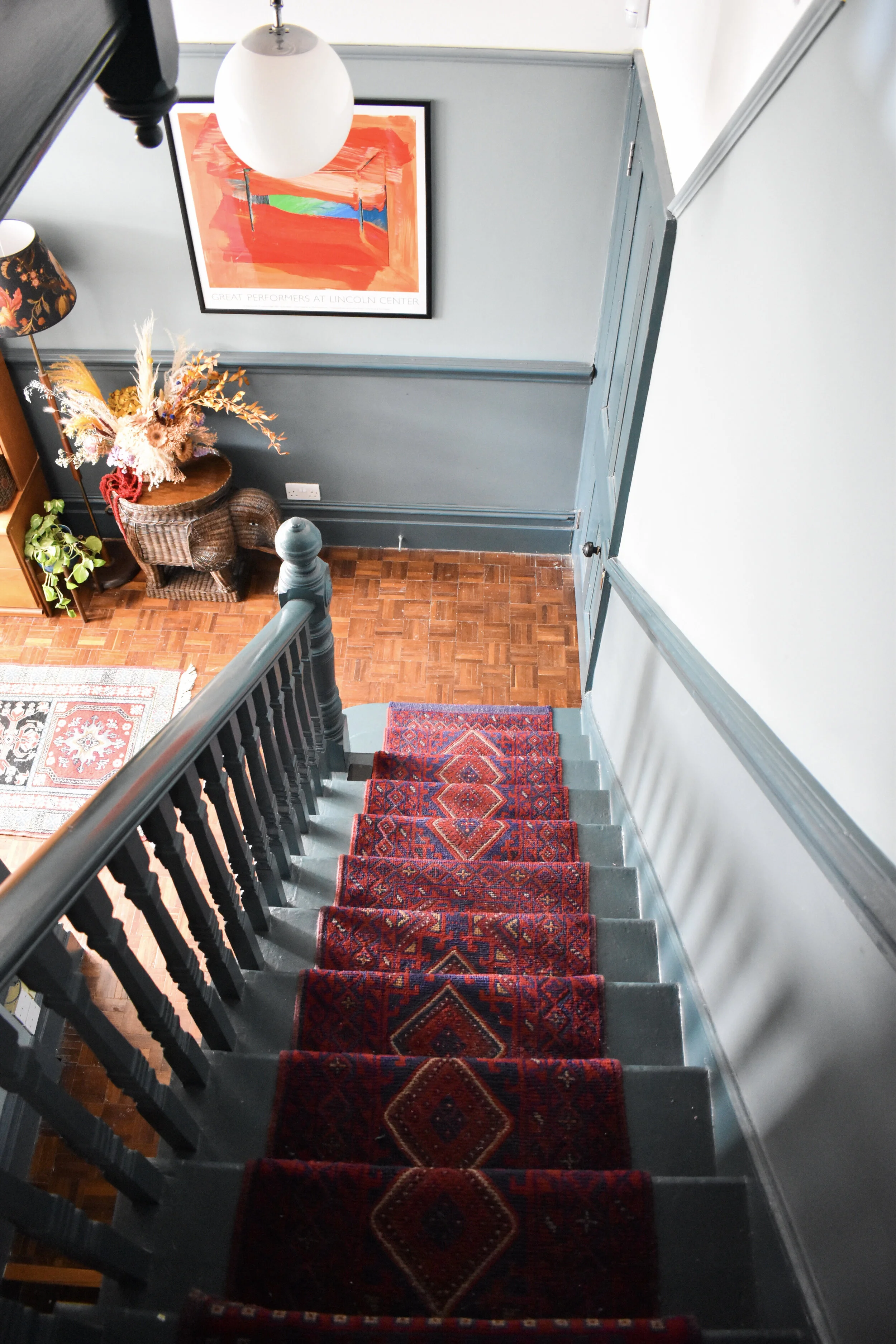 Natasha found the stair runner in Paraphernalia Vintage in Margate