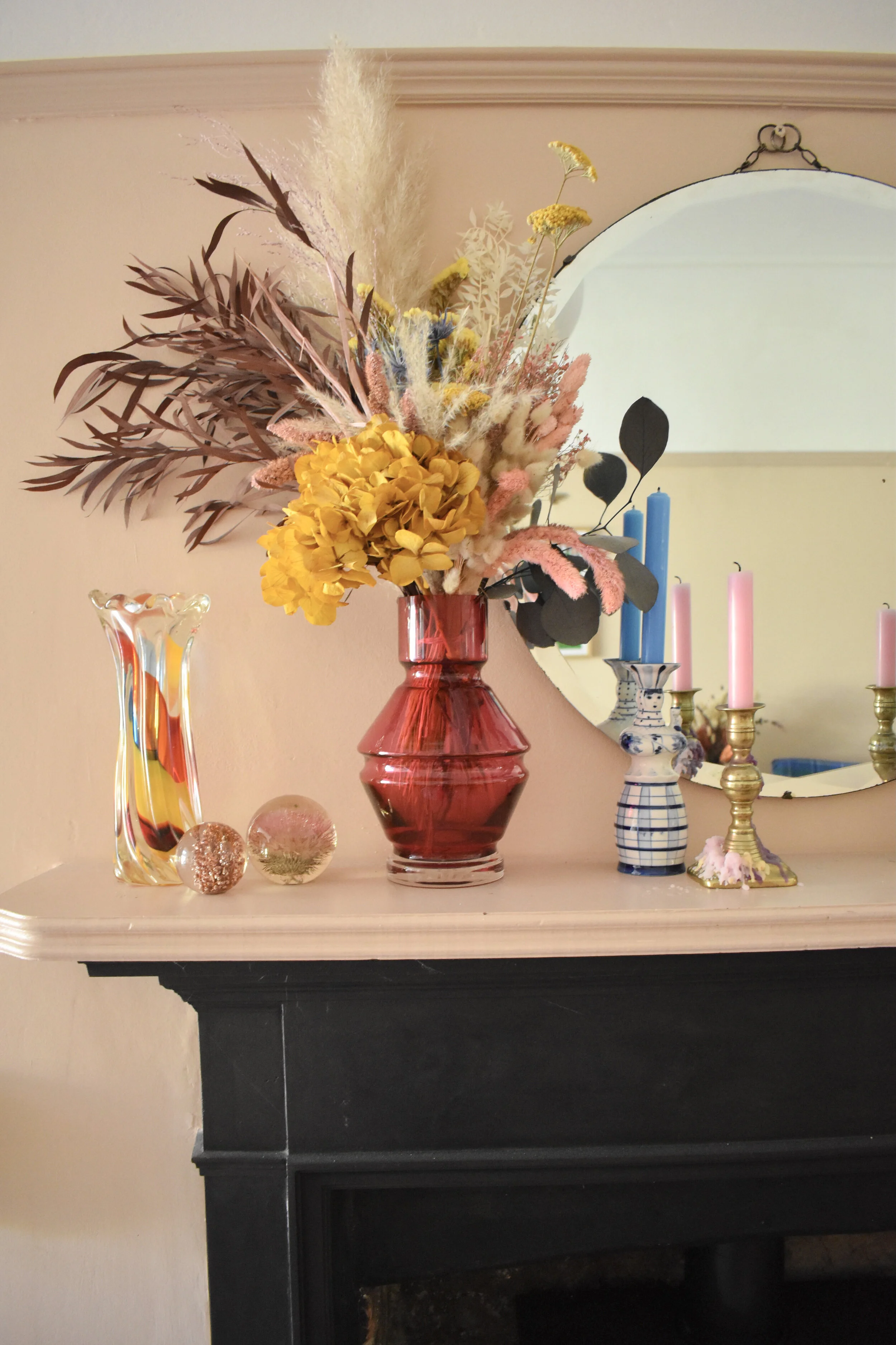 One of Appreciation Project’s striking dried flower displays