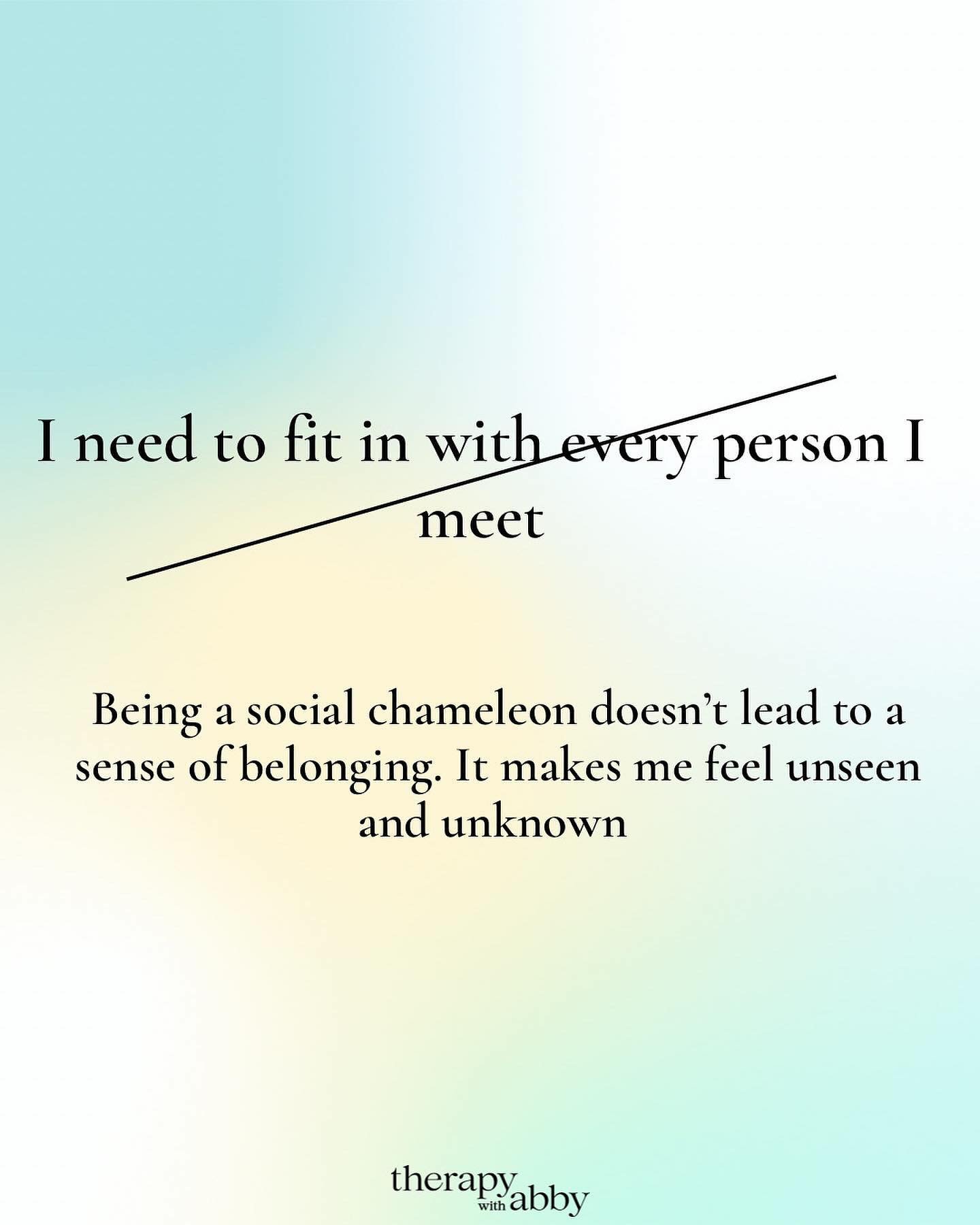 This one is for the people pleasers!

It can seem scary at first, but speaking your needs, being authentic, and taking up space is how you own your full identity and live life to the fullest 💚