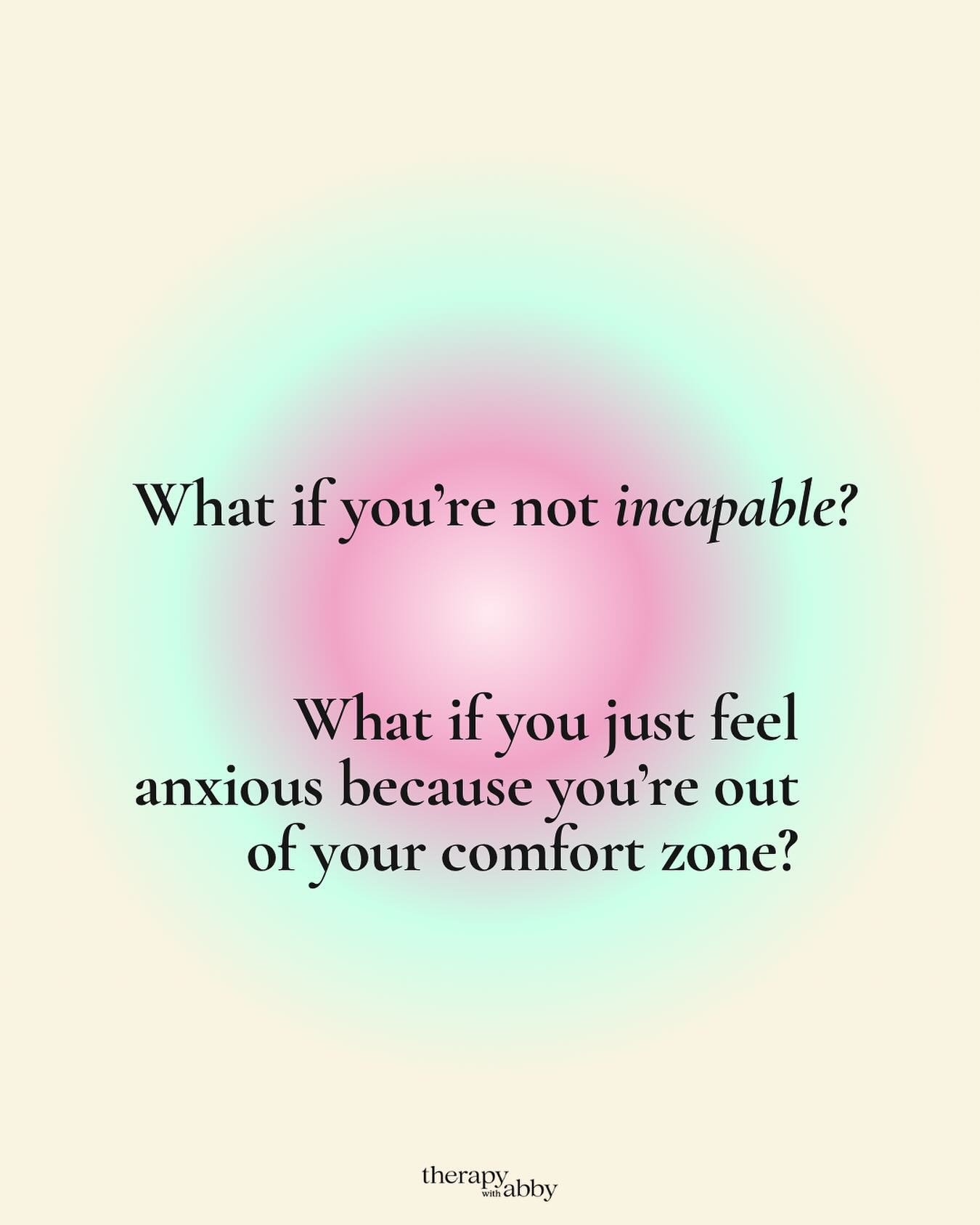If you&rsquo;ve ever felt like you&rsquo;re out of your depth or not good enough, remember this: everyone feels anxious when they step outside their comfort zone.

Unfortunately, some of us misinterpret this anxiety as a sign of fraudulence or incapa