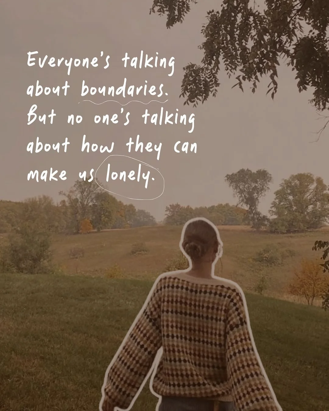 For many of us, the boundary-setting era was a sacred reclamation. We needed it.

But maybe now, your nervous system is no longer in survival mode - and your heart is craving something&nbsp;*more*&nbsp;than just solo-safety.
&nbsp;
So if you&rsquo;ve