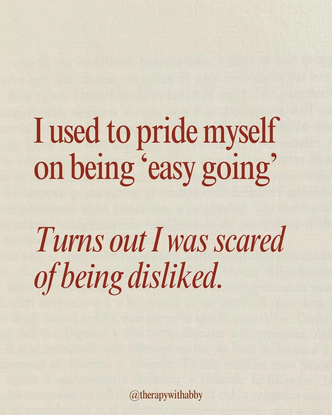 Sometimes the traits we were most praised for as children - being easy, agreeable, low-maintenance - were actually adaptations.

When conflict didn&rsquo;t feel safe, we learned to avoid it.

When emotions weren&rsquo;t welcome, we learned to suppres