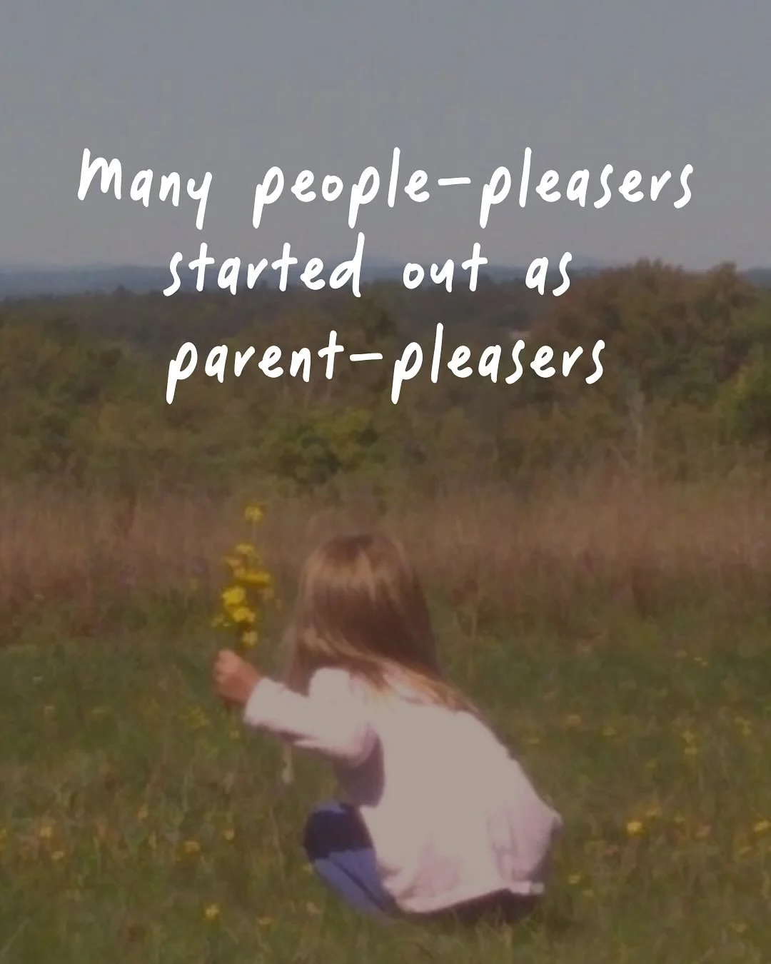 If you grew up in a home where love felt conditional - on being good, quiet, helpful, or never causing trouble - you might still be carrying that pattern.

As a child, people-pleasing kept you safe. As an adult, it can leave you disconnected from you