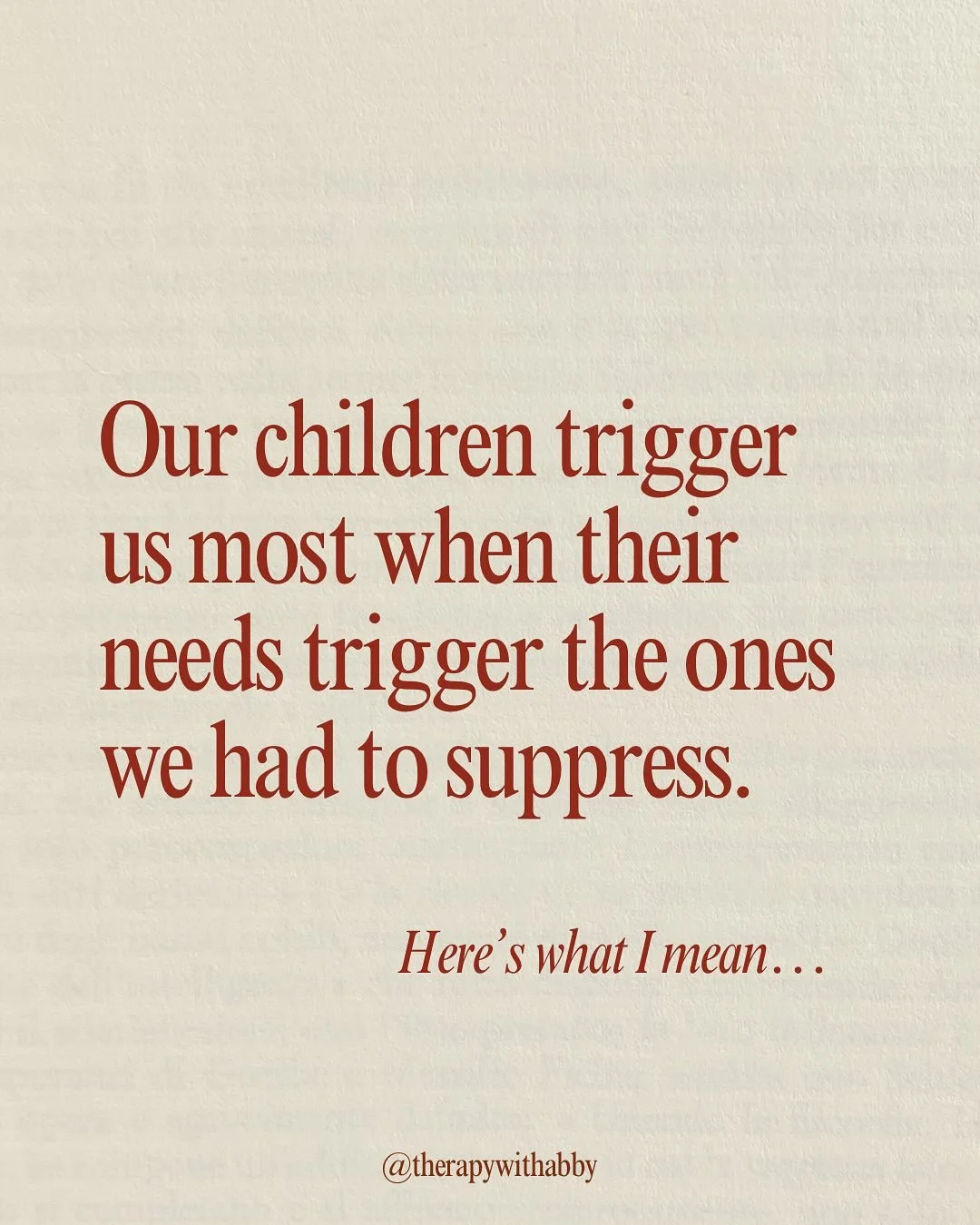 When our child&rsquo;s behaviour triggers us, it&rsquo;s tempting to snap, shut down, over-control. But those reactions are often defences - protective layers that keep you from feeling what&rsquo;s underneath: grief, longing, loneliness, shame.

Thi