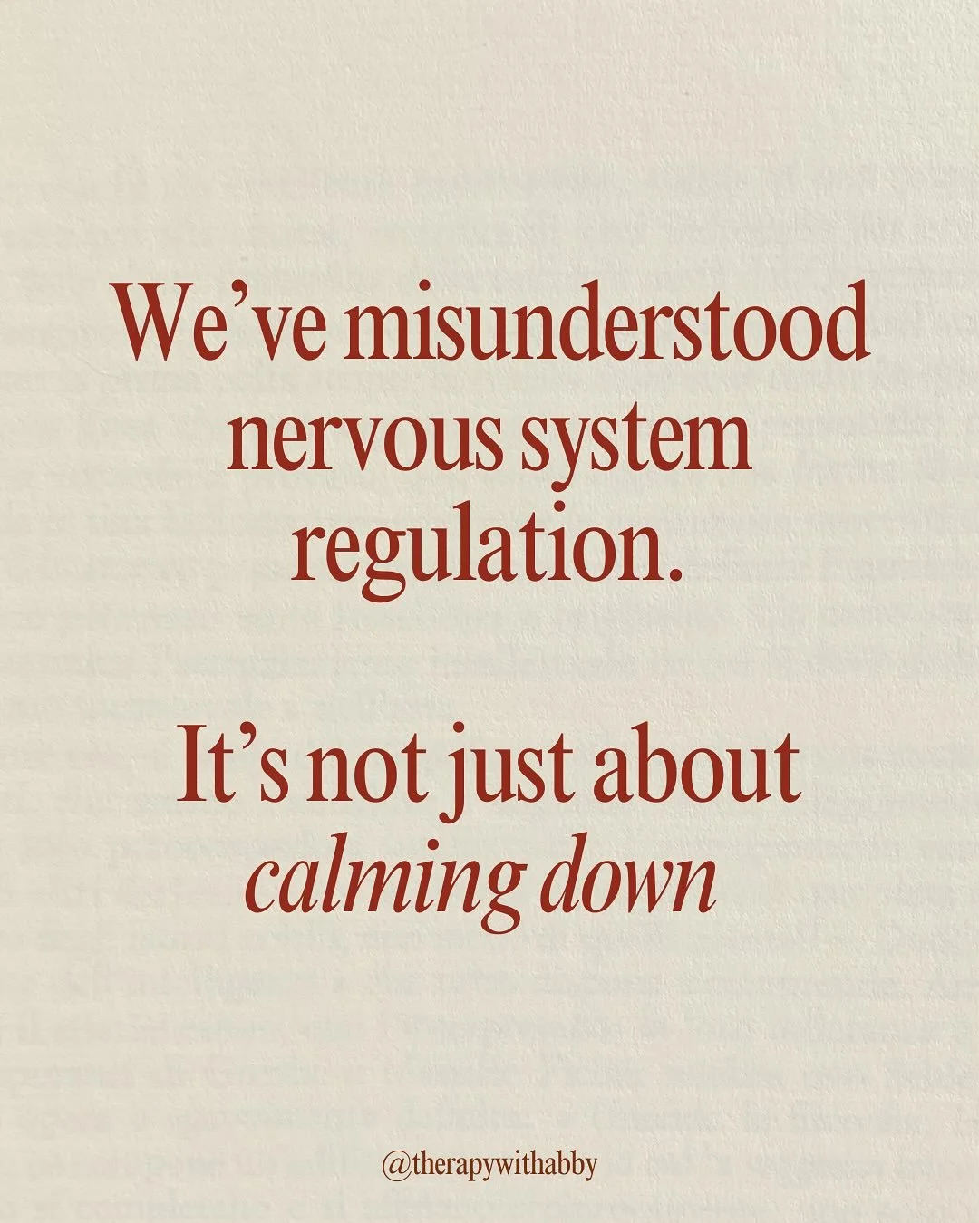 For a long time, I thought nervous system work was about becoming calmer, quieter, softer.

And in many ways, that mattered deeply. Especially becuase I&rsquo;d lived in survival mode for so long. 

But over time (and especially through my own repare