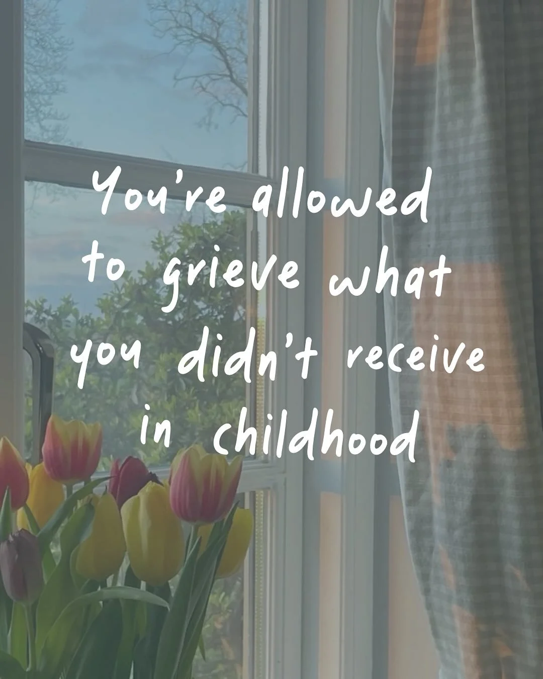 So many of us were taught to minimise what we didn&rsquo;t receive.

&ldquo;My parents did their best.&rdquo;
&ldquo;Other people had it worse.&rdquo;
&ldquo;It wasn&rsquo;t that bad.&rdquo;

And often those things are true.

But grief doesn&rsquo;t 