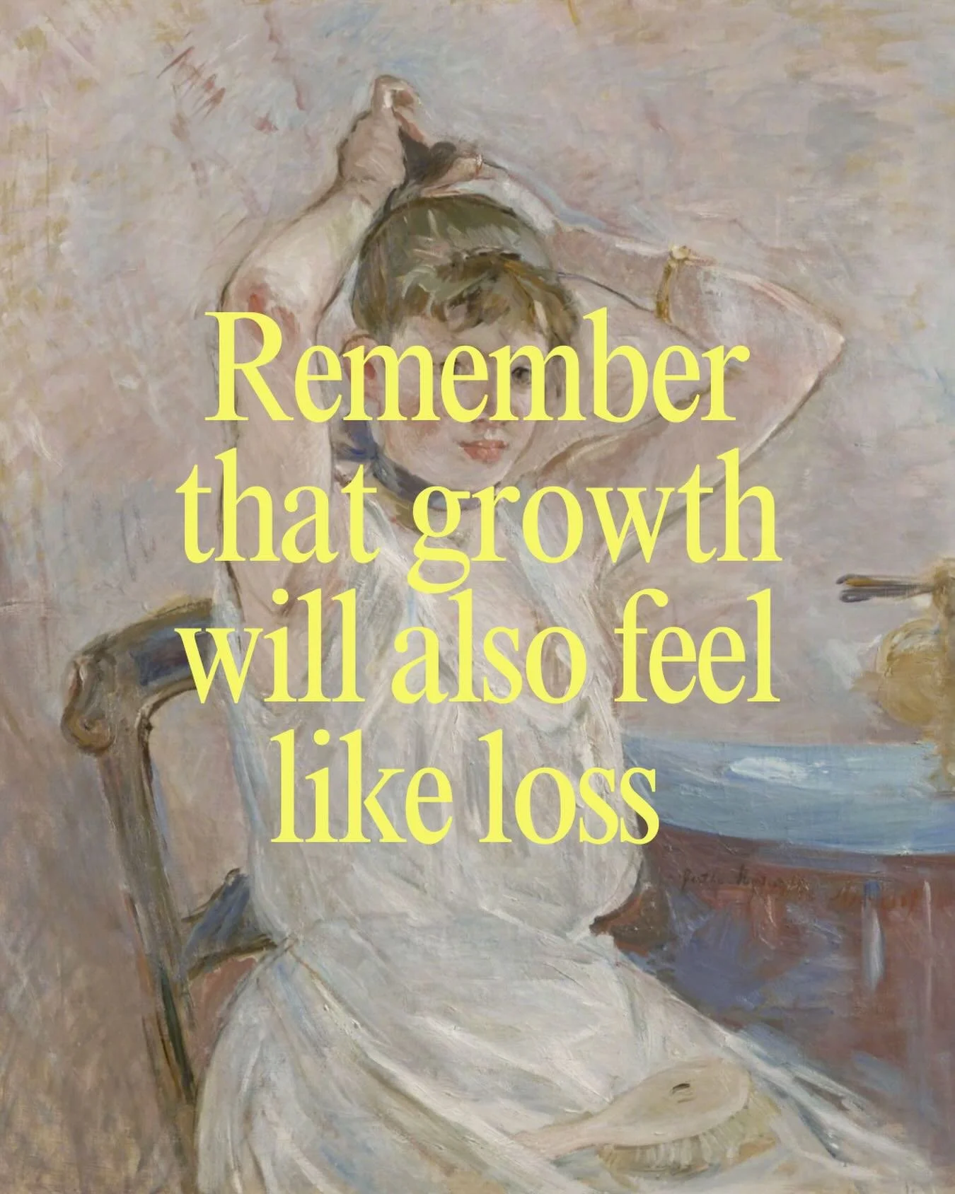 Real transformation requires letting go ✨