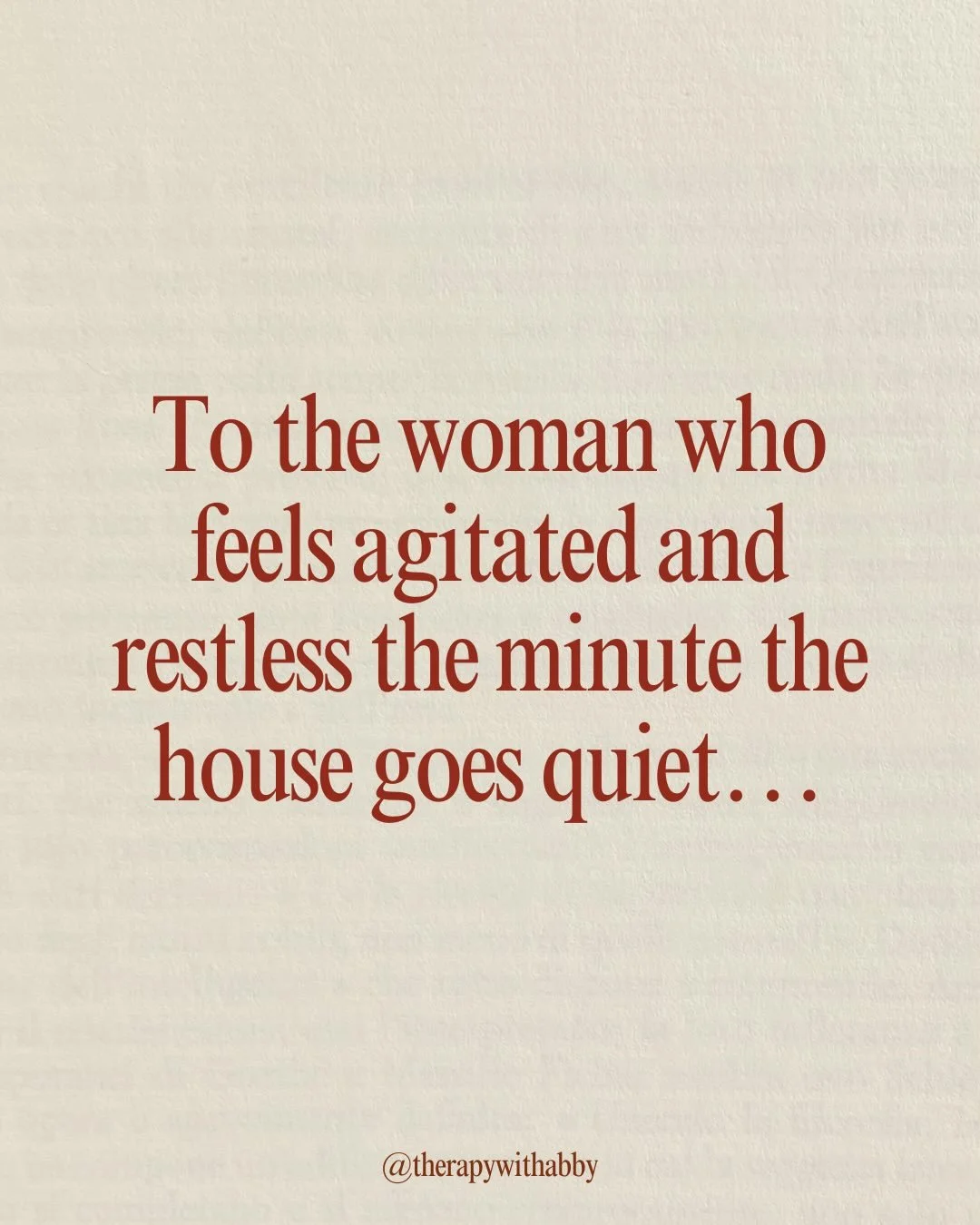 The body needs more than the absence of activity