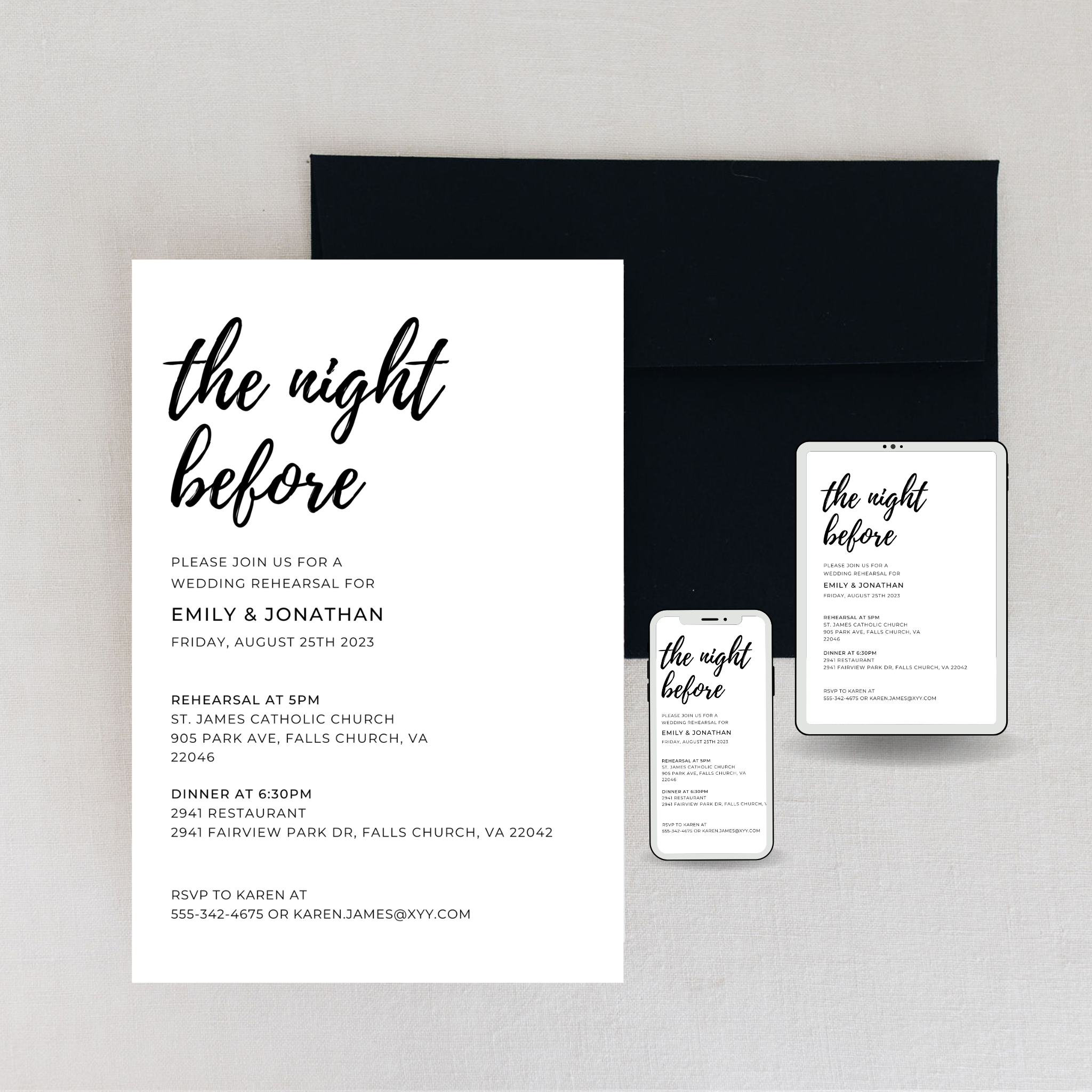 SHOPIFY PRODUCT - Celebration Collection The Night Before Invitation - Customizable - Lets Get Rehearsed.png