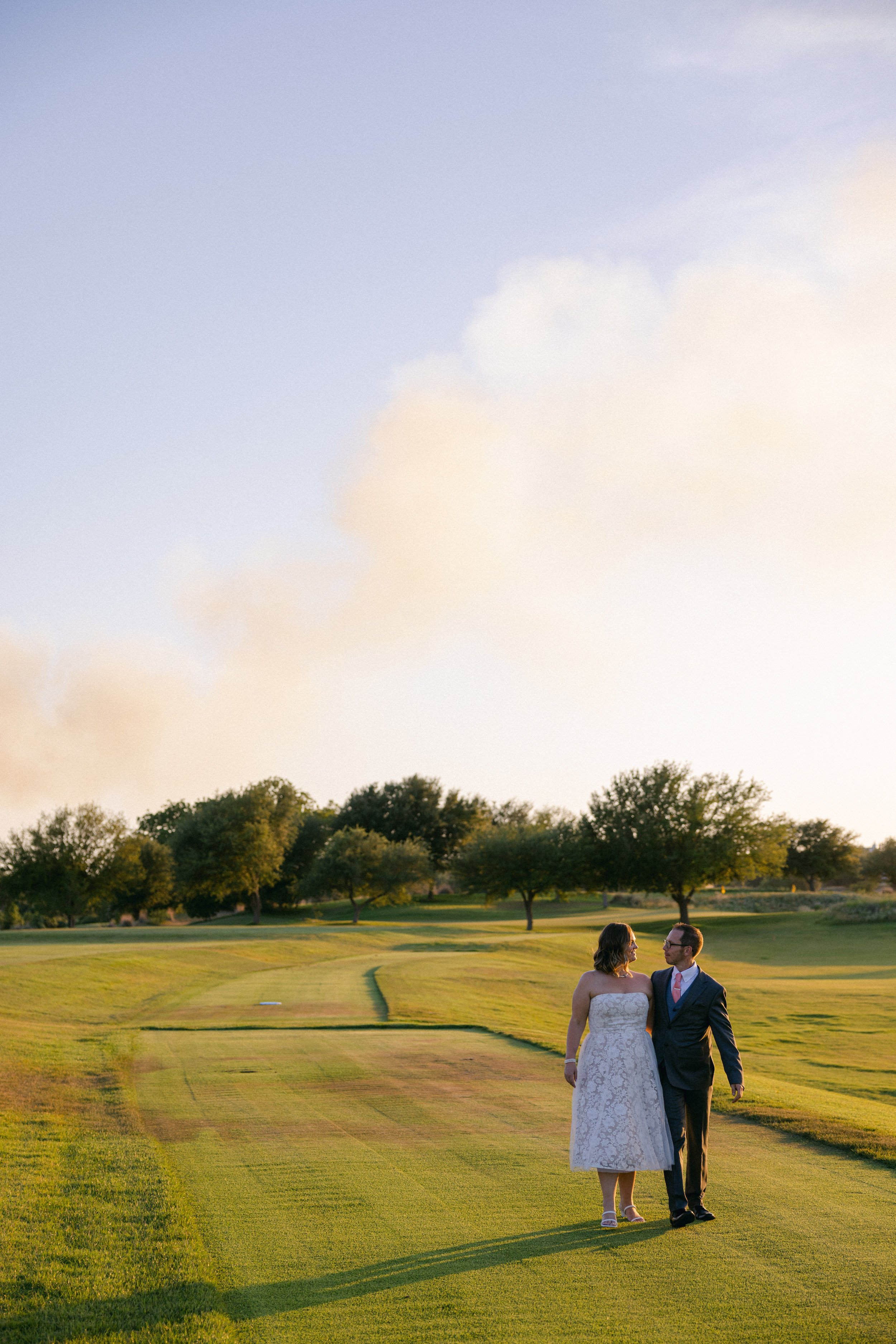 Bride and Groom at Texas Hill Country Wedding Rehearsal Dinner