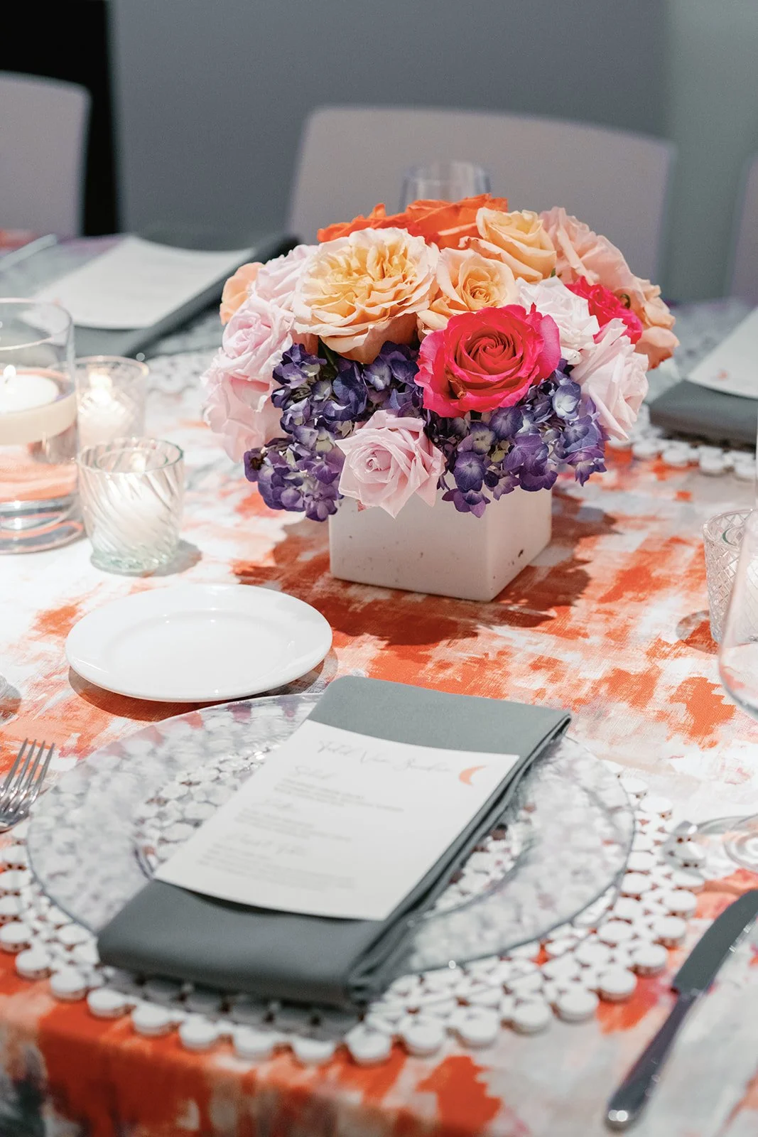 vibrant-floral-centerpiece-modern-art-gallery-wedding-rehearsal-dinner-welcome-party-lets-get-rehearsed-6.jpg