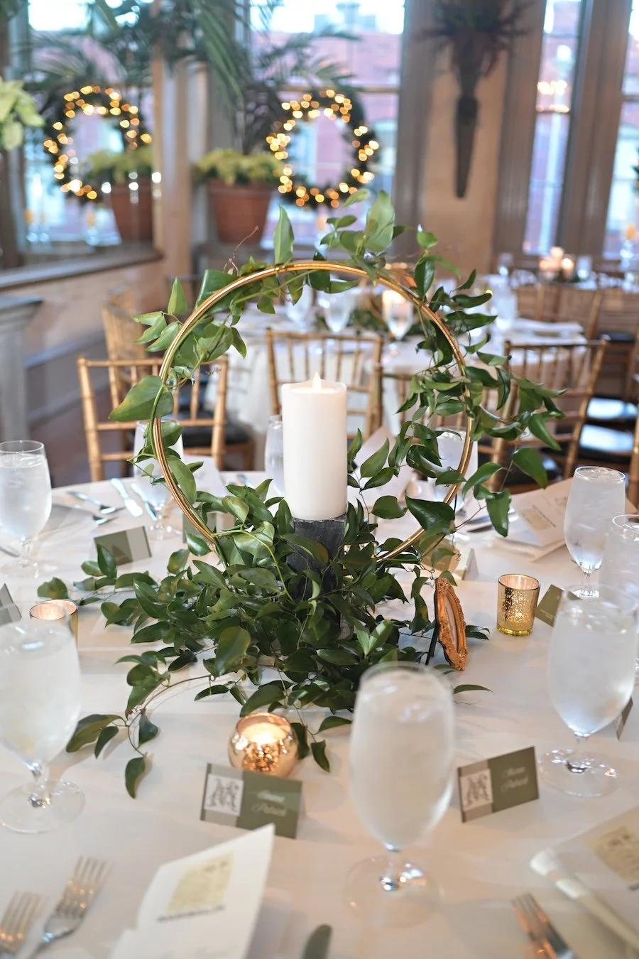 Elegant Winter Wedding Rehearsal Dinner in Savannah, Georgia — Wedding ...