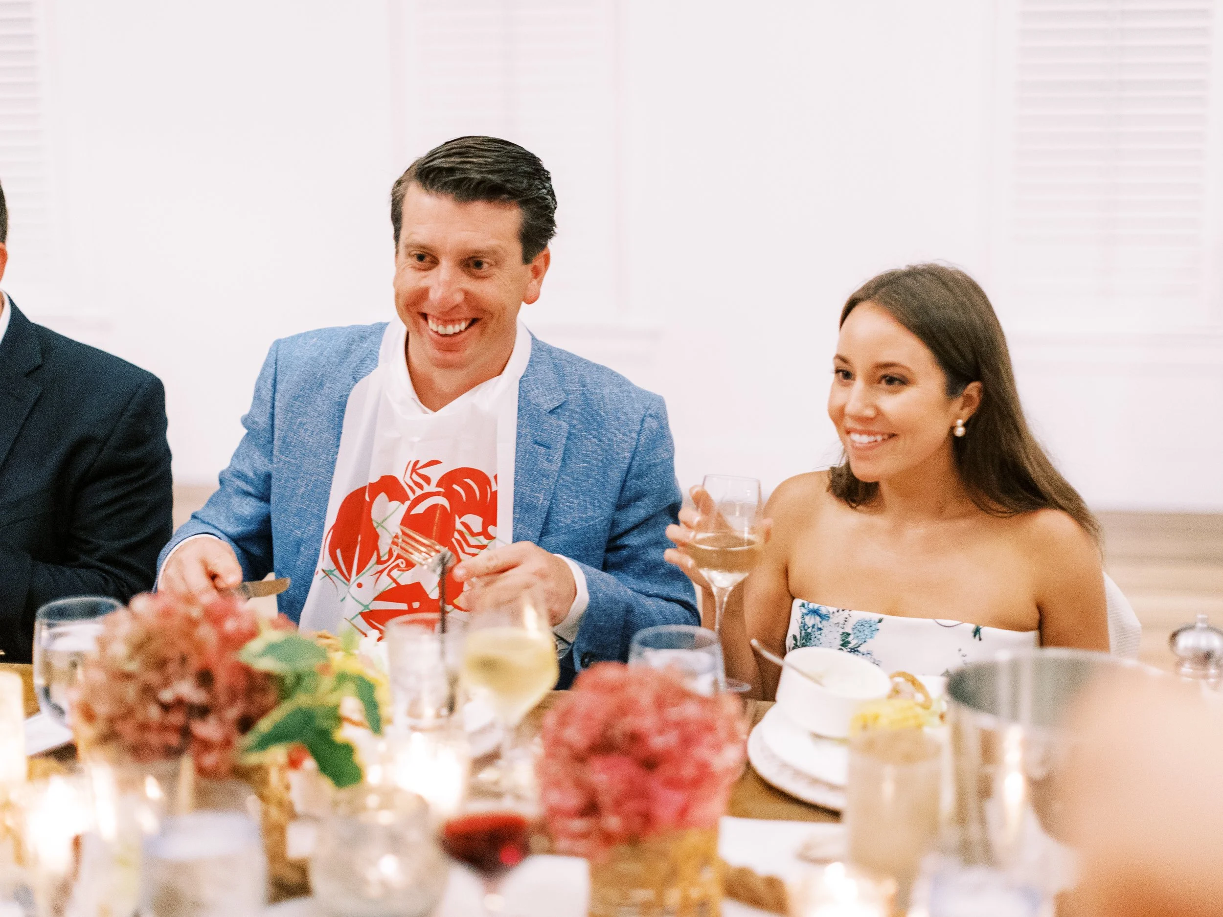 nautical inspired cape cod wedding rehearsal dinner lobster clambake