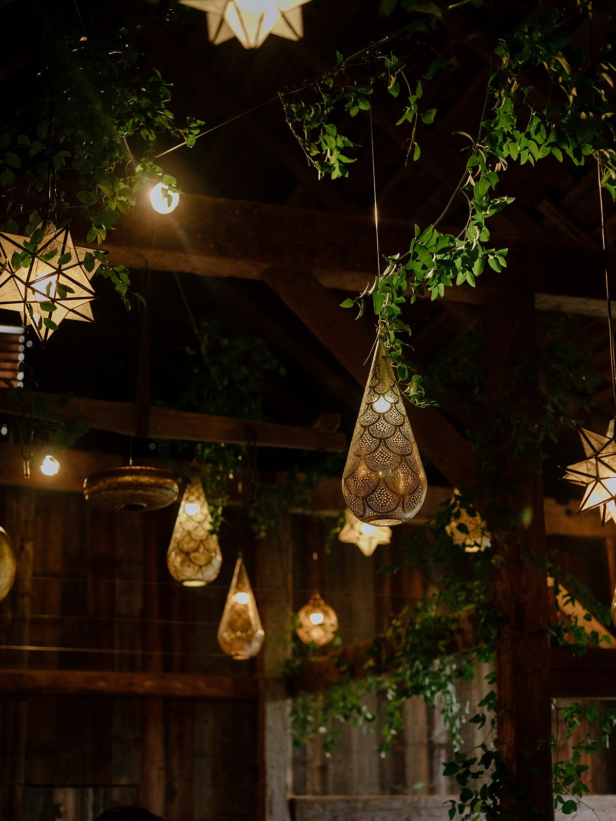 romantic rustic farm wedding welcome party in vermont