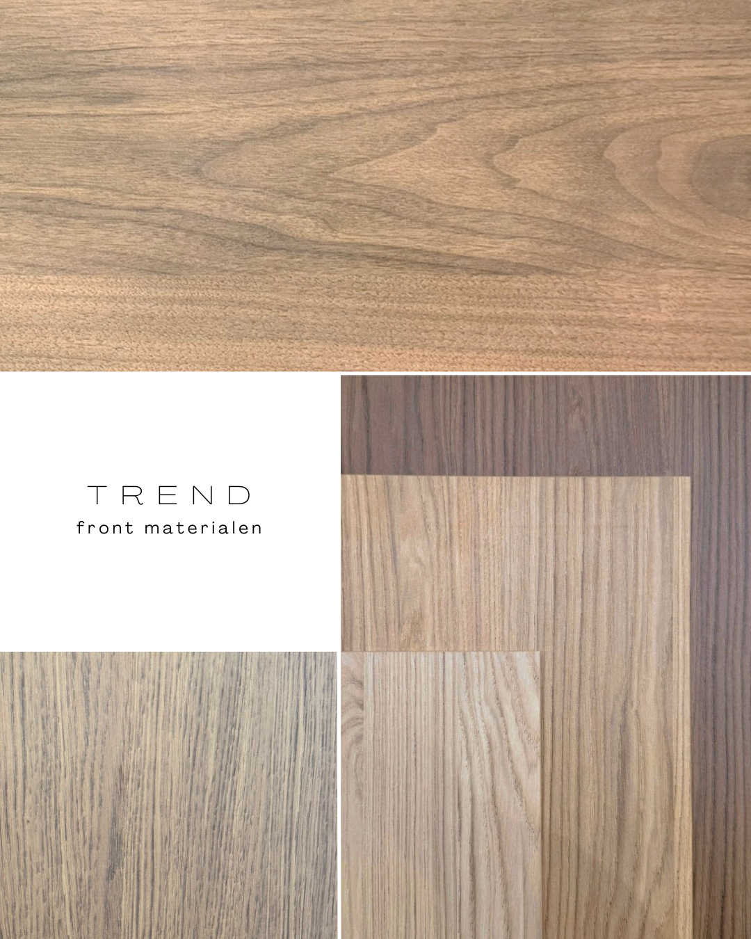 TREND || front materialen