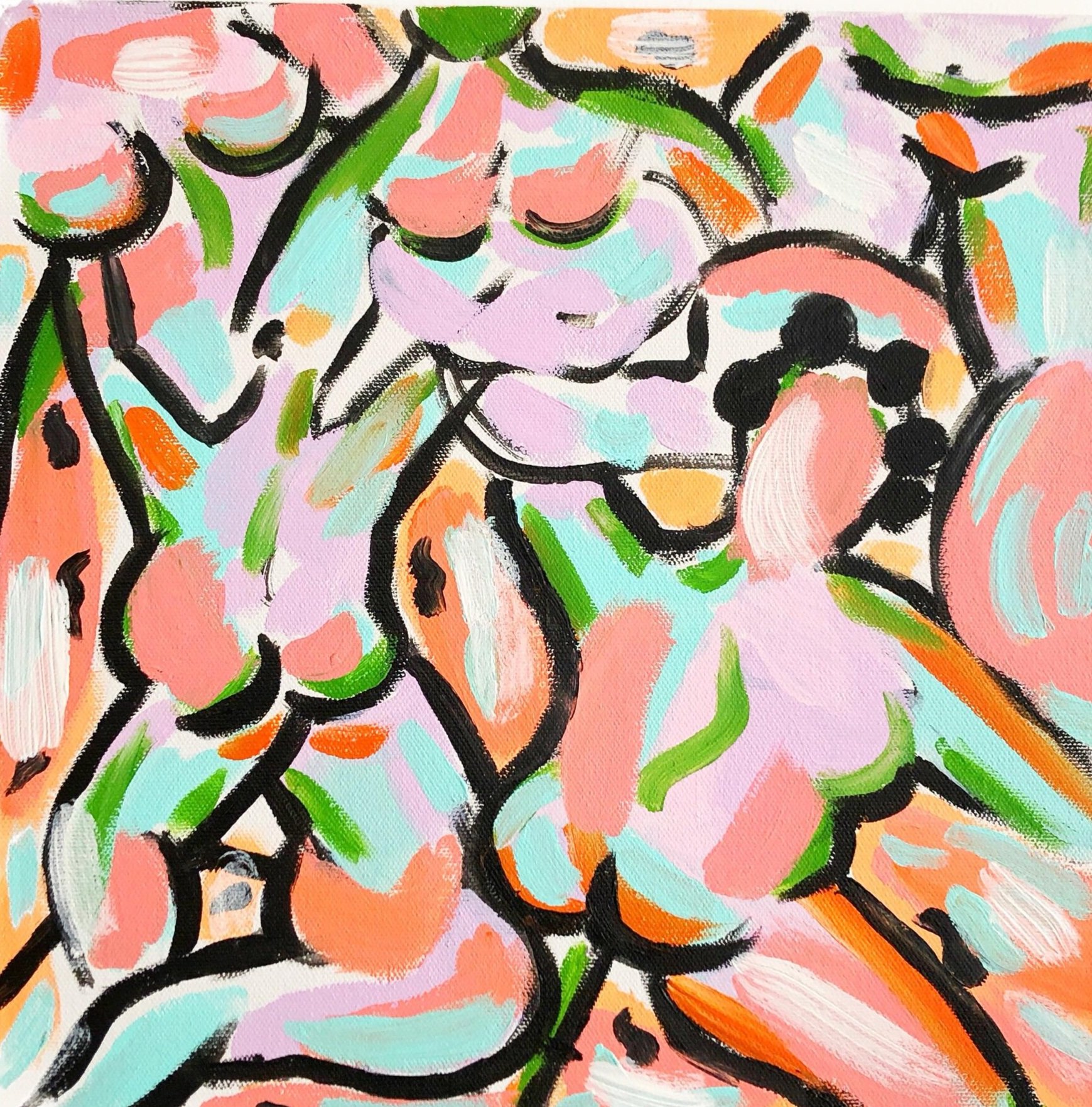 Stretching My Not So Old But Not Quite Young Body and Exploring Colours