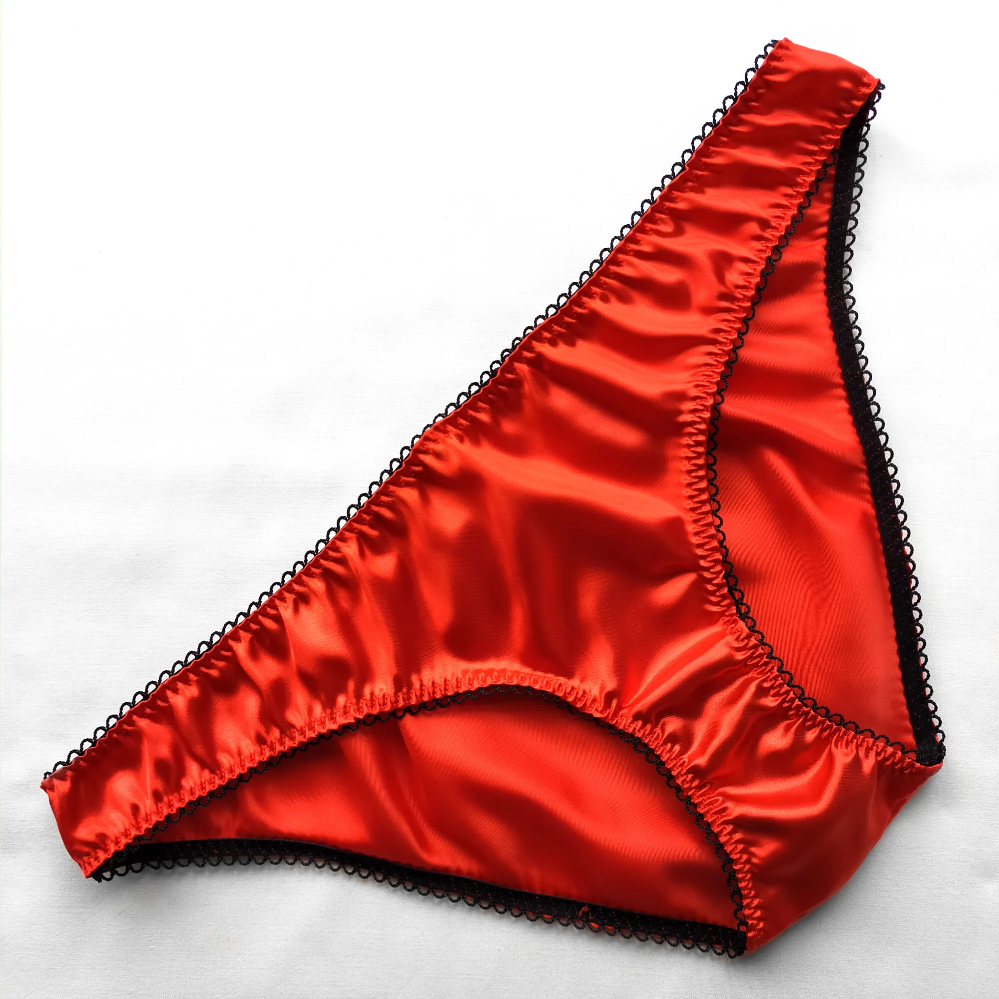 Red Satin Panties