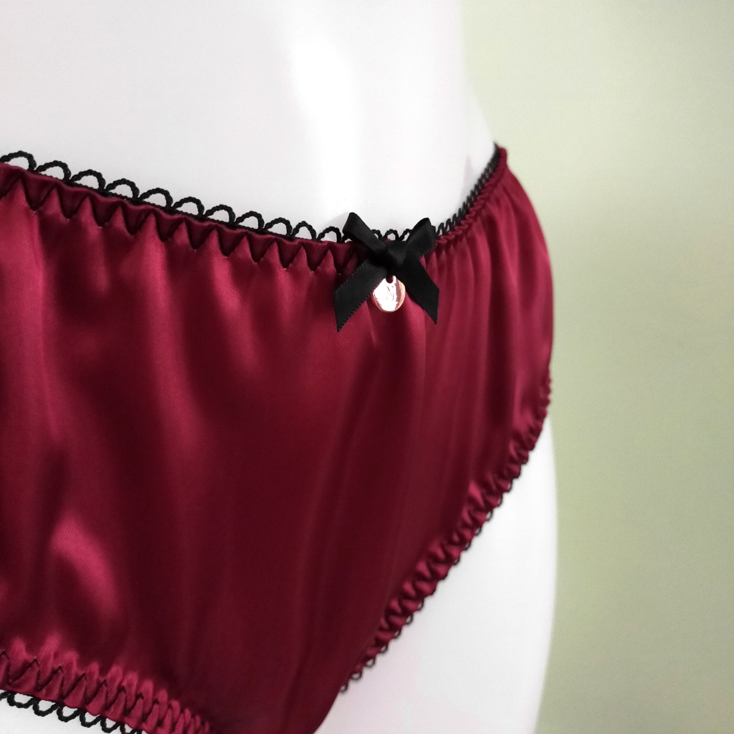 Black Satin Panties for Women — Naseeb Kaur Lingerie