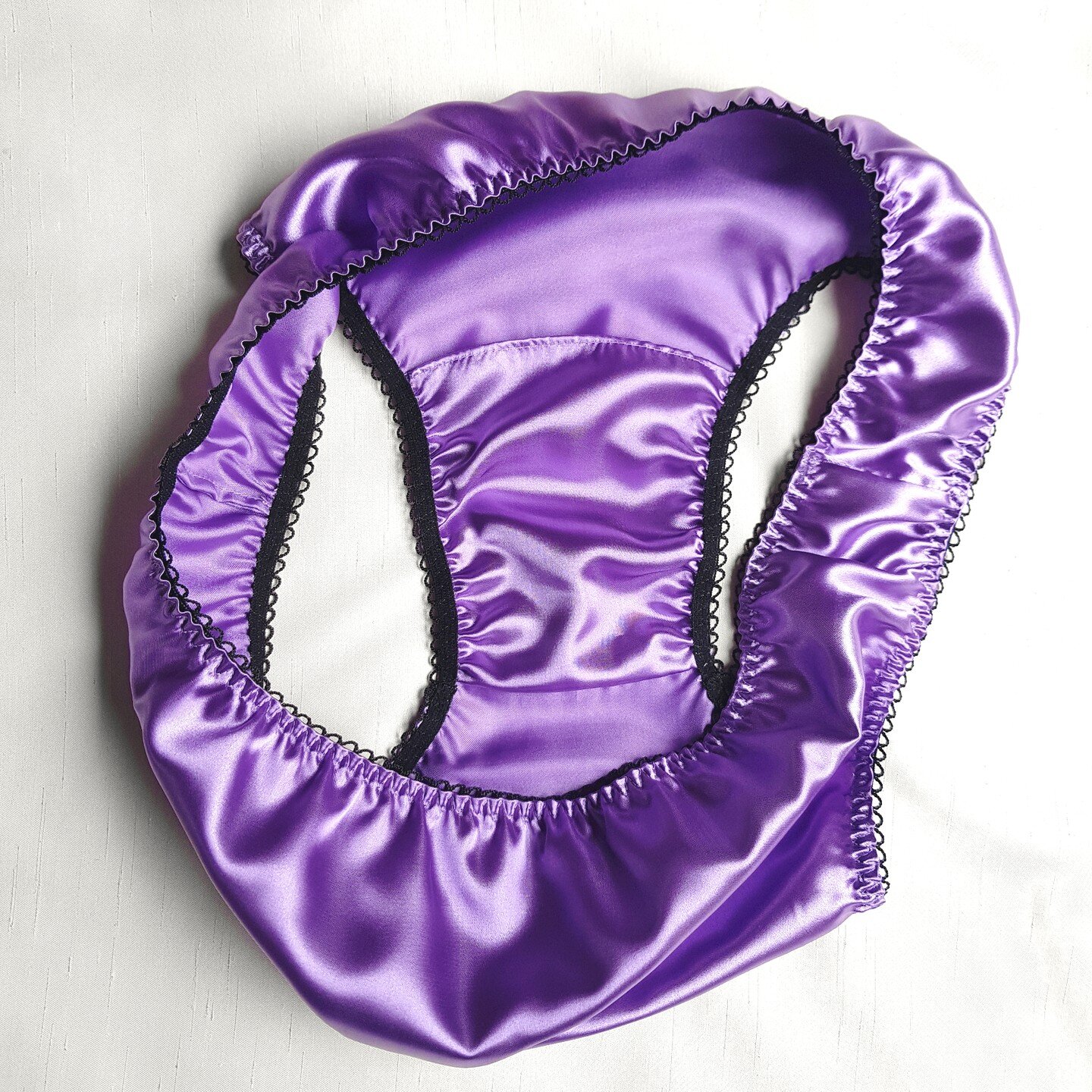 Purple Satin Panties