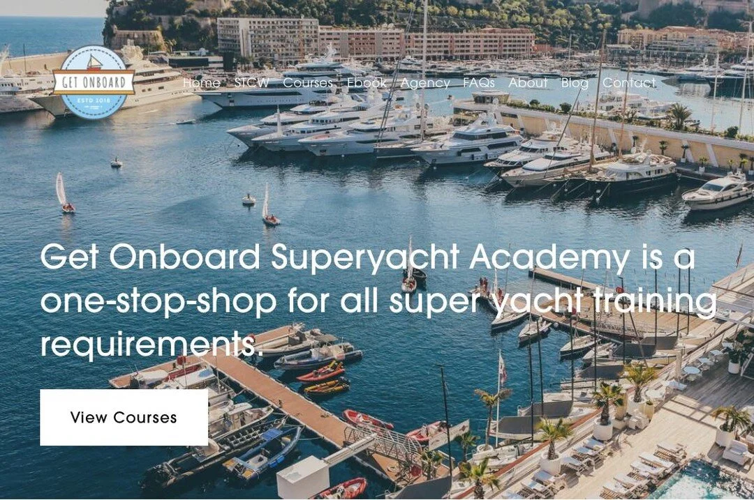 Luxury Yacht Crew Superyacht Training Work on a Private Yacht