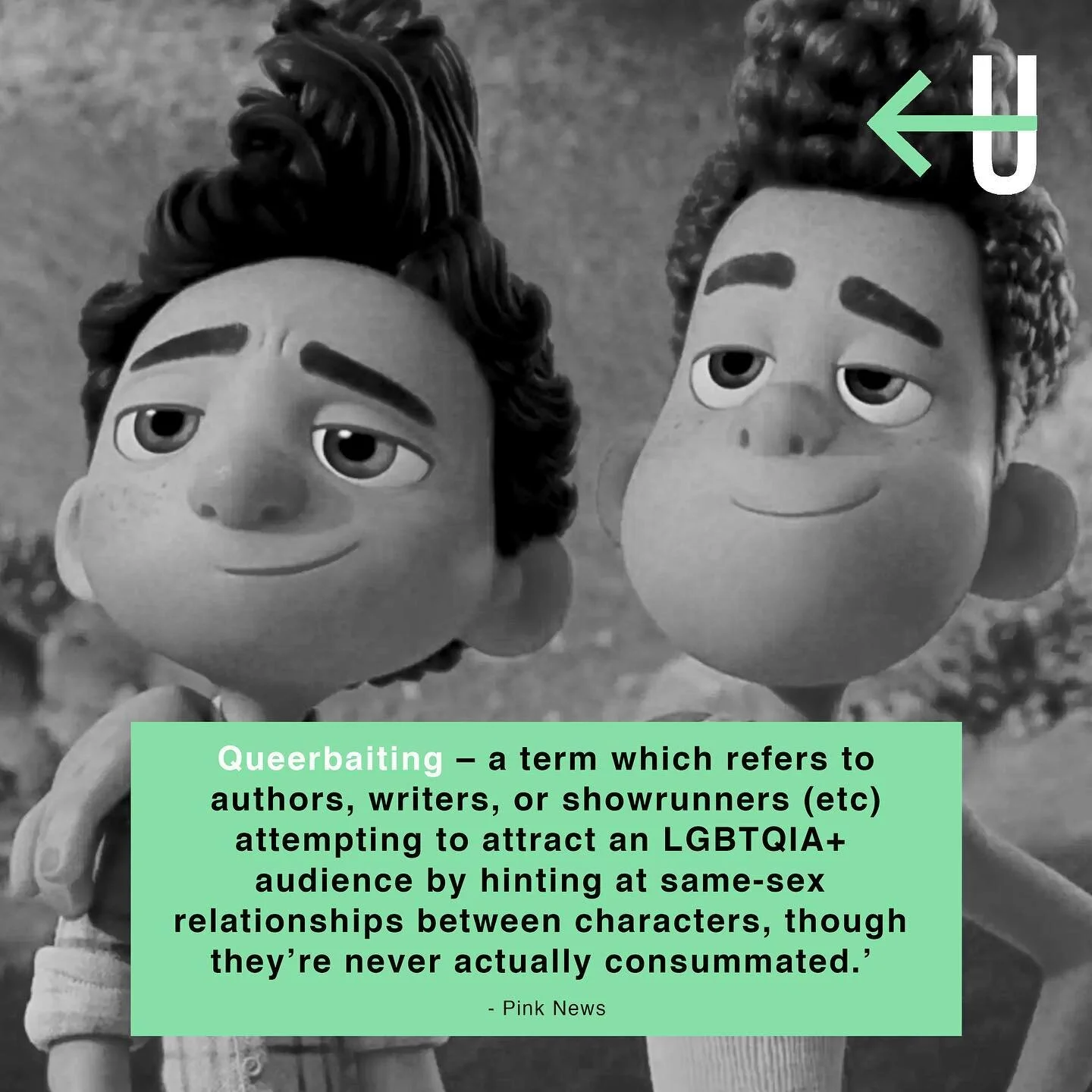 ⁣⁣
Is Disney Pixar&rsquo;s new movie &lsquo;Luca&rsquo; queerbaiting? @pixarluca⁣⁣
⁣⁣
&lsquo;By adding homoerotic subtext or erotic tension between two characters, usually leads, LGBTQ[IA+] audiences are enticed to tune in, unaware that there was nev