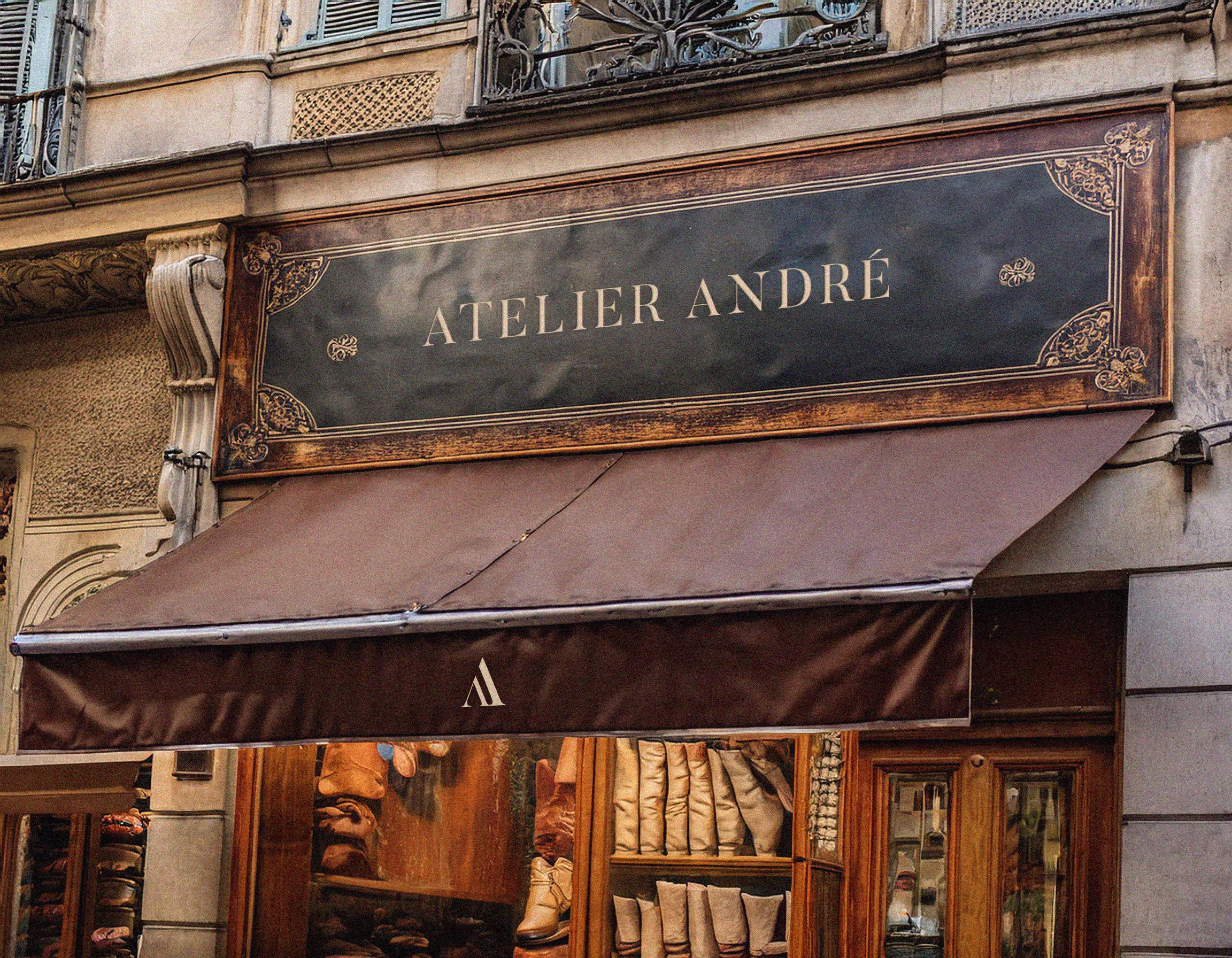 Firefly devanture magasin cordonnier vue de face dans une rue de paris 85806.jpg