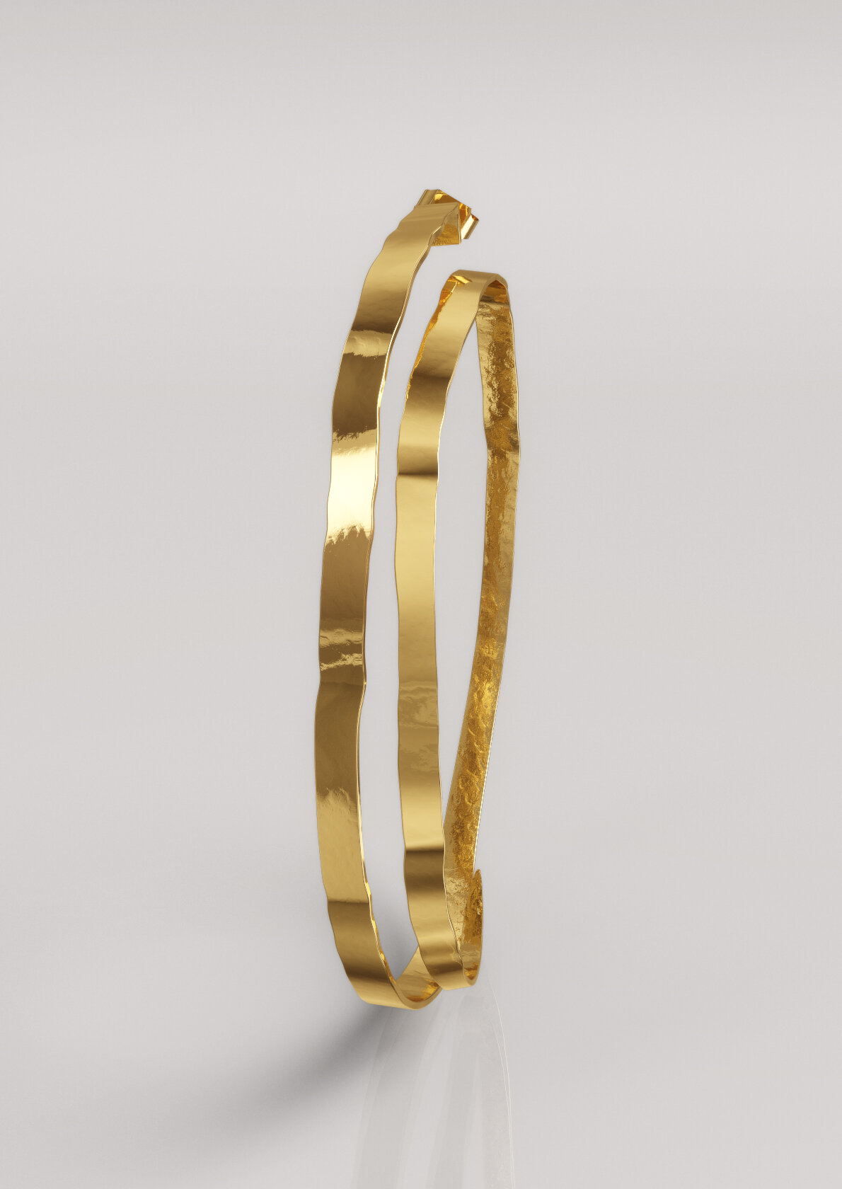 hoop earring statement xlarge gold plated jewelry