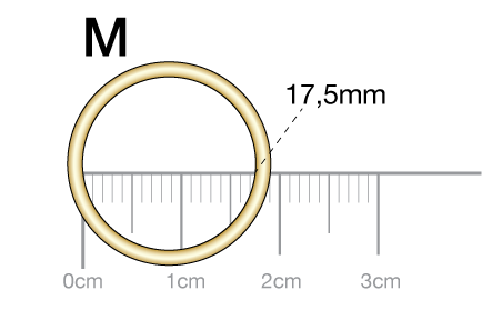 2 cm ring diameter size