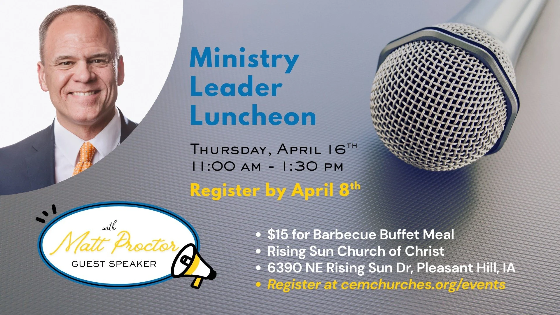 Ministry Leader Luncheon