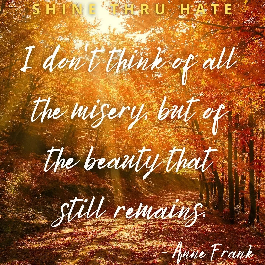 In her final journal entry, Anne Frank described herself as a &ldquo;bundle of contradictions&rdquo; and &ldquo;split in two.&rdquo; 

During stressful, difficult times,  Anne&rsquo;s words remind me that it&rsquo;s okay to not be quite sure how to f