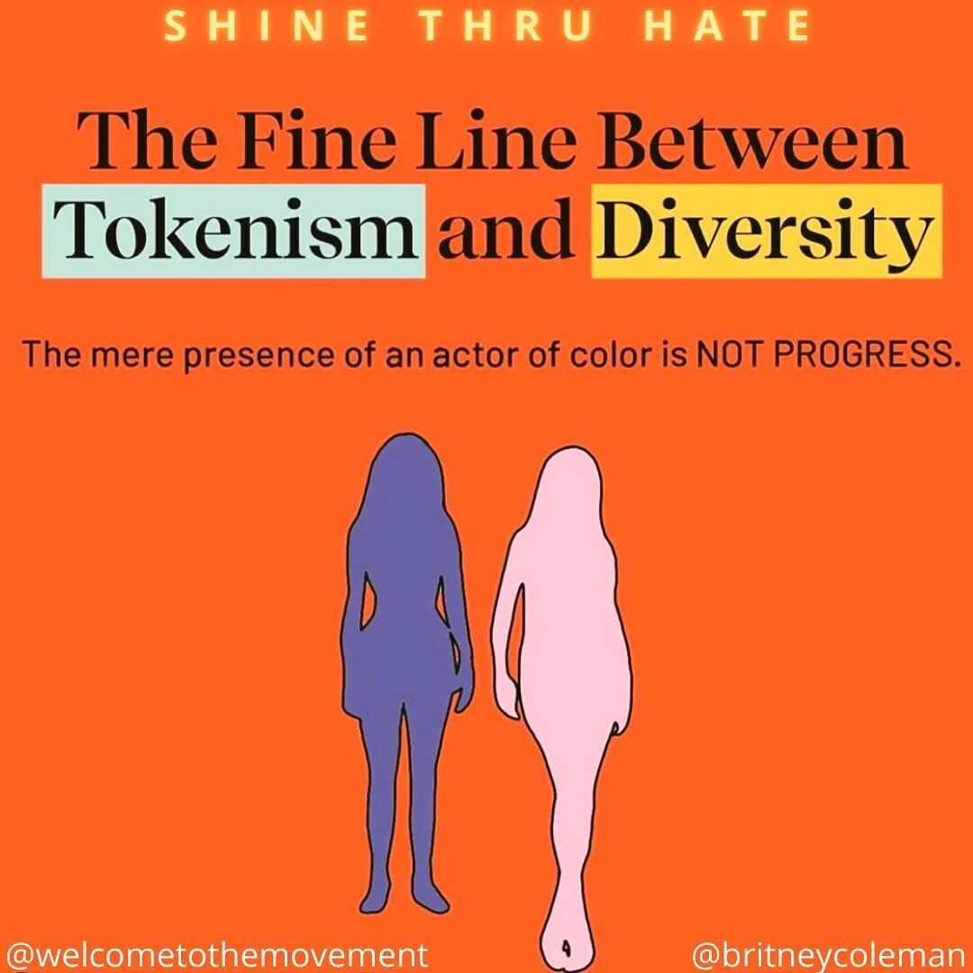 Thanks to @welcometothemovement and @britneycoleman for sharing this thought-provoking info. Illustrations by @scouttp.

#shinethruhate 
#hollywood #diversity #tokenism #blackbestfriend #gaybestfriend #10thingsihateaboutyou #shesallthat #bringiton #g