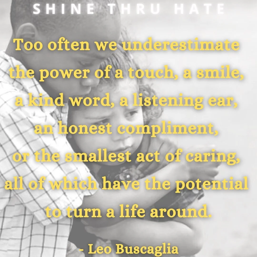 Never underestimate the power of empathy.

#shinethruhate #shine #equality #inclusion #antiracism #antidiscrimination #antifascist #antibullying #acceptance #empathy #kindness #bekind #nohate #smile #hug #listen #compliment #care #life #love #inspire