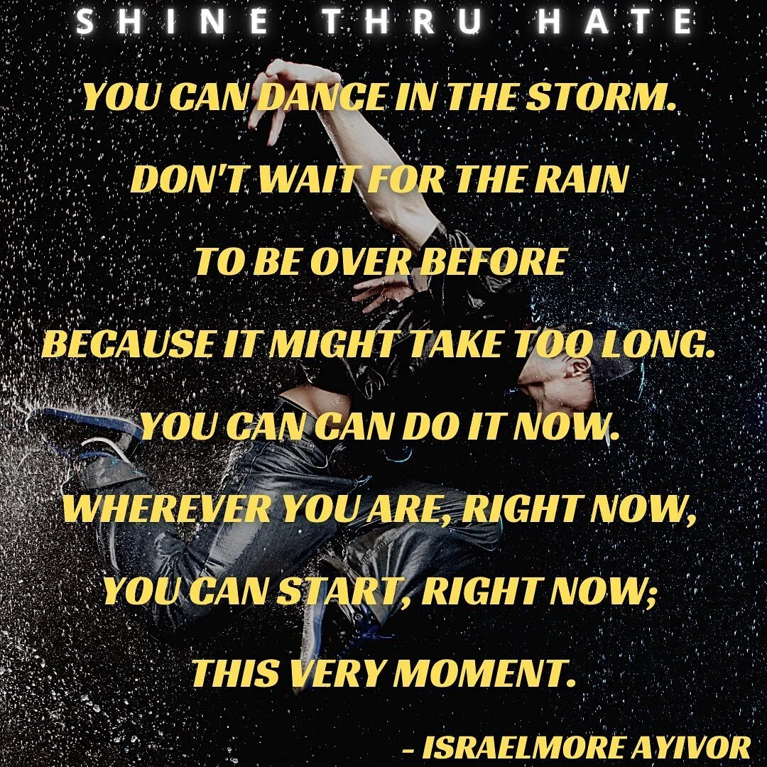 You can start. Right now. This very moment. ❤️⭐️

#shinethruhate #shine #shineon #equality #inclusion #justice #antiracism #antidiscrimination #antibullying #dontwait #starttoday #startnow #youcandoit #youareawesome #youareamazing #youarestrong #insp