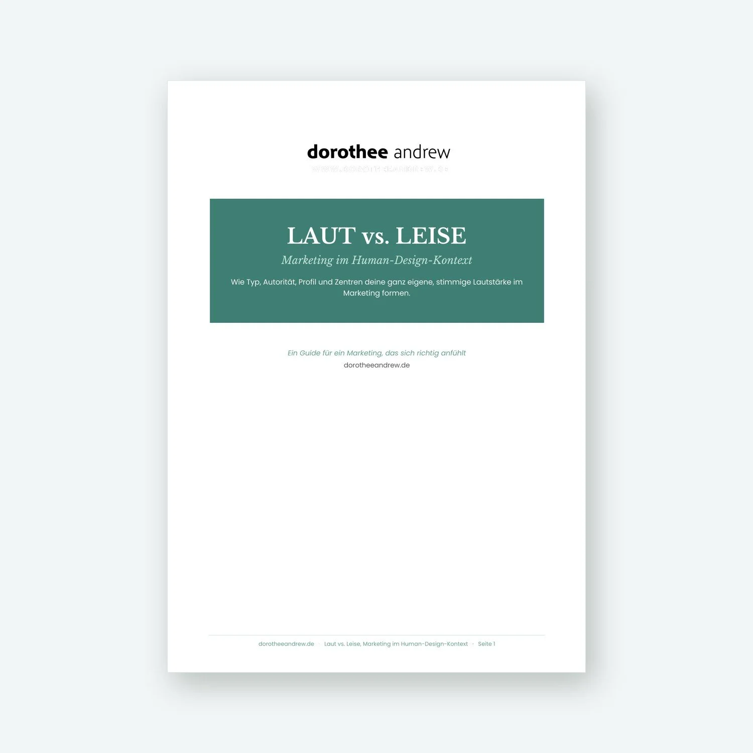 Laut vs. Leise – Marketing im Human-Design-Kontext