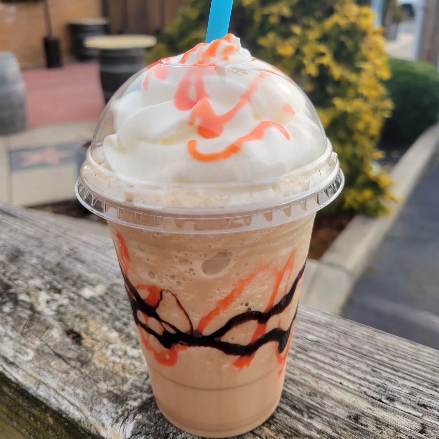 🍫🍒Chocolate Covered Cherry Frappe!🍒🍫order online under &quot;Weekly Specials&quot; or give us a call at 609-561-2600 for fast pickup!