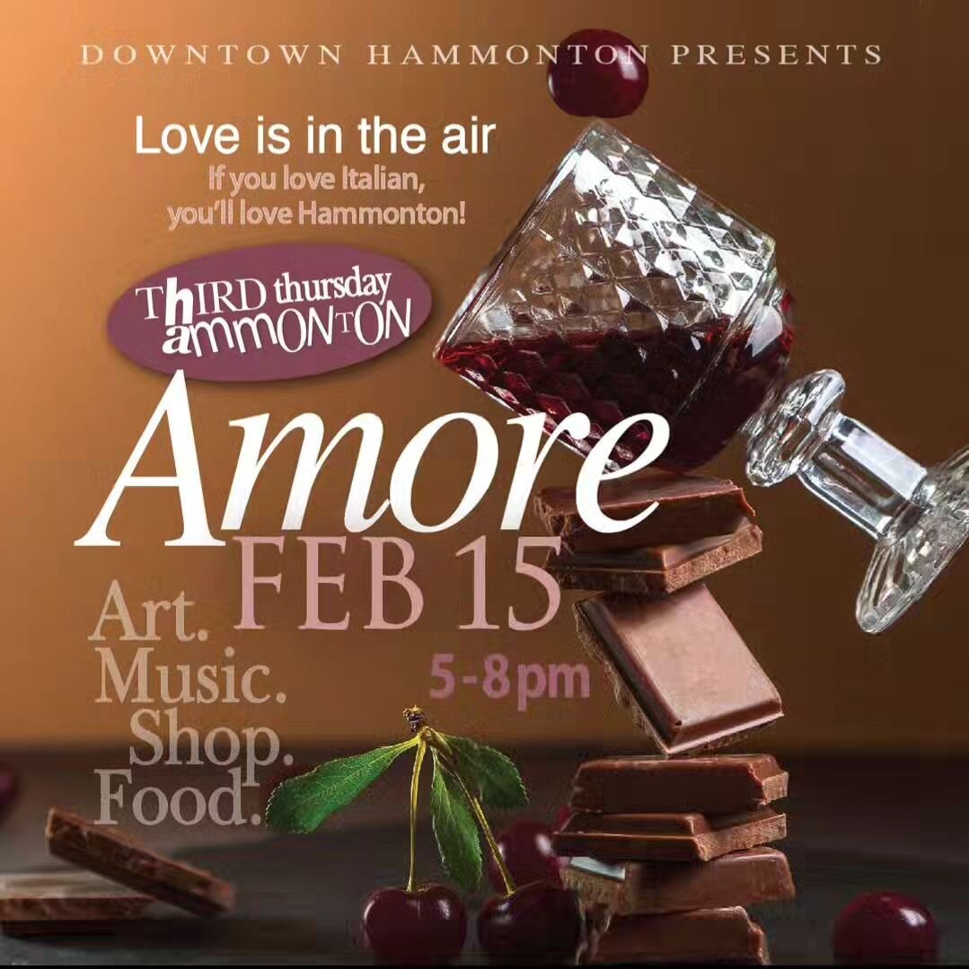 We are spreading the love all week at @cascianocoffeebar! Tonight is 3rd Thursday, bring a friend, sample our Valentine's Roast, and enjoy all @downtown.hammonton has to offer! Check out our neighbors, @annatawinebar &amp; @exit28boutique, they have 
