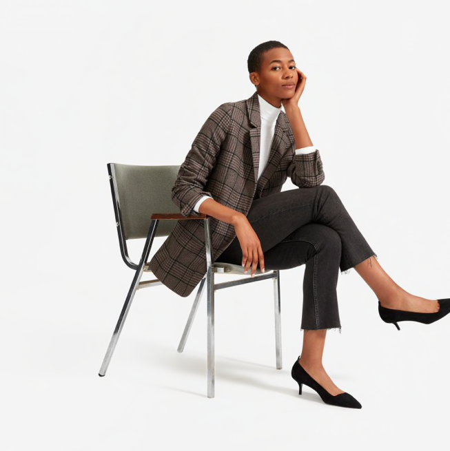 Everlane Plaid Blazer