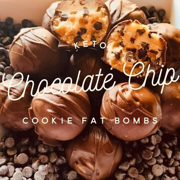 Keto Chocolate Chip Cookie Dough "Fat Bombs"