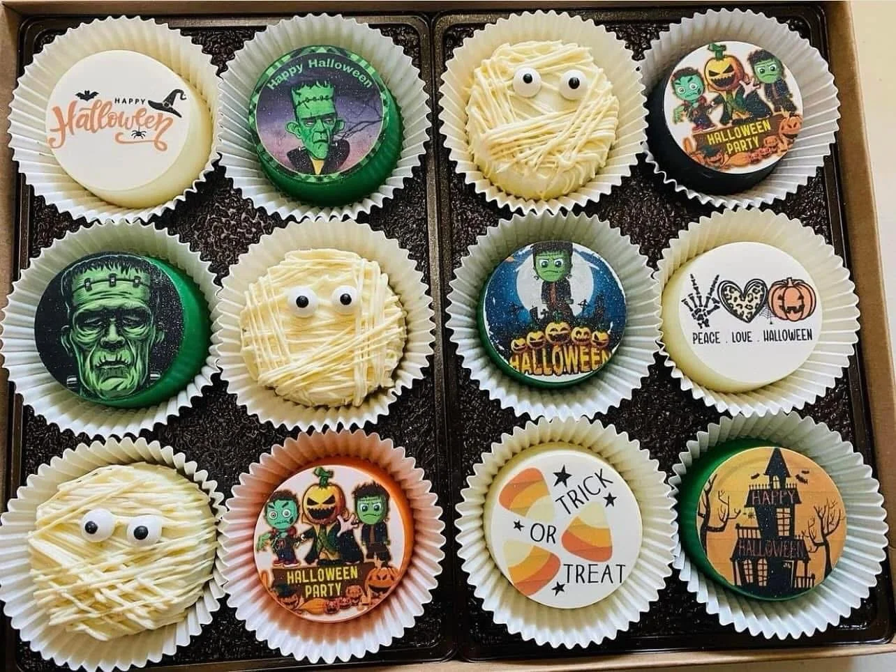 Frankenstein & Mummies, Chocolate Dipped Oreos (HALLOWEEN 2026)