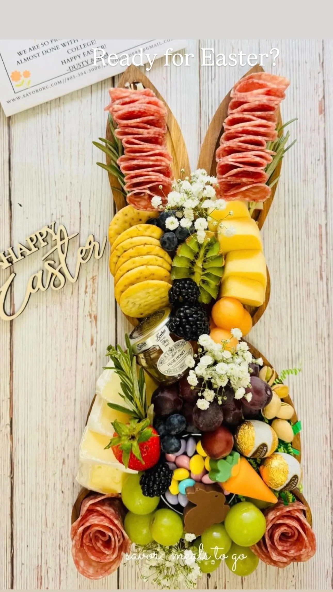 Some “Bunny” Loves You Charcuterie Board, Wooden Keepsake