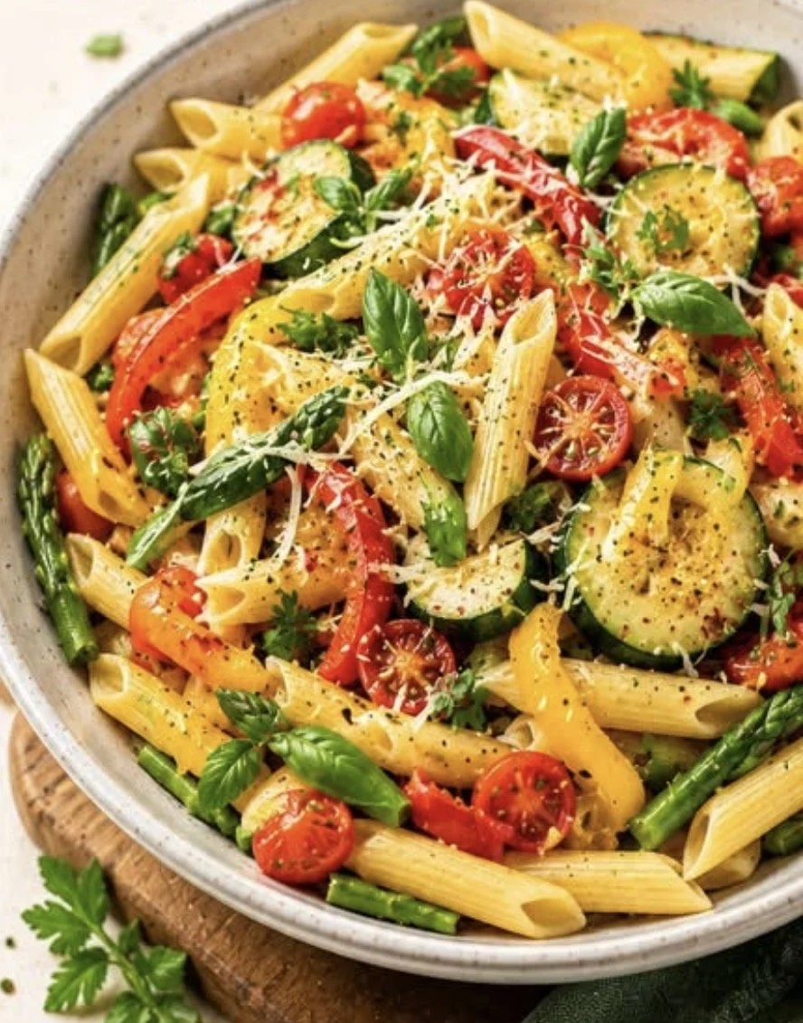 Penne Pasta Primavera Bowl