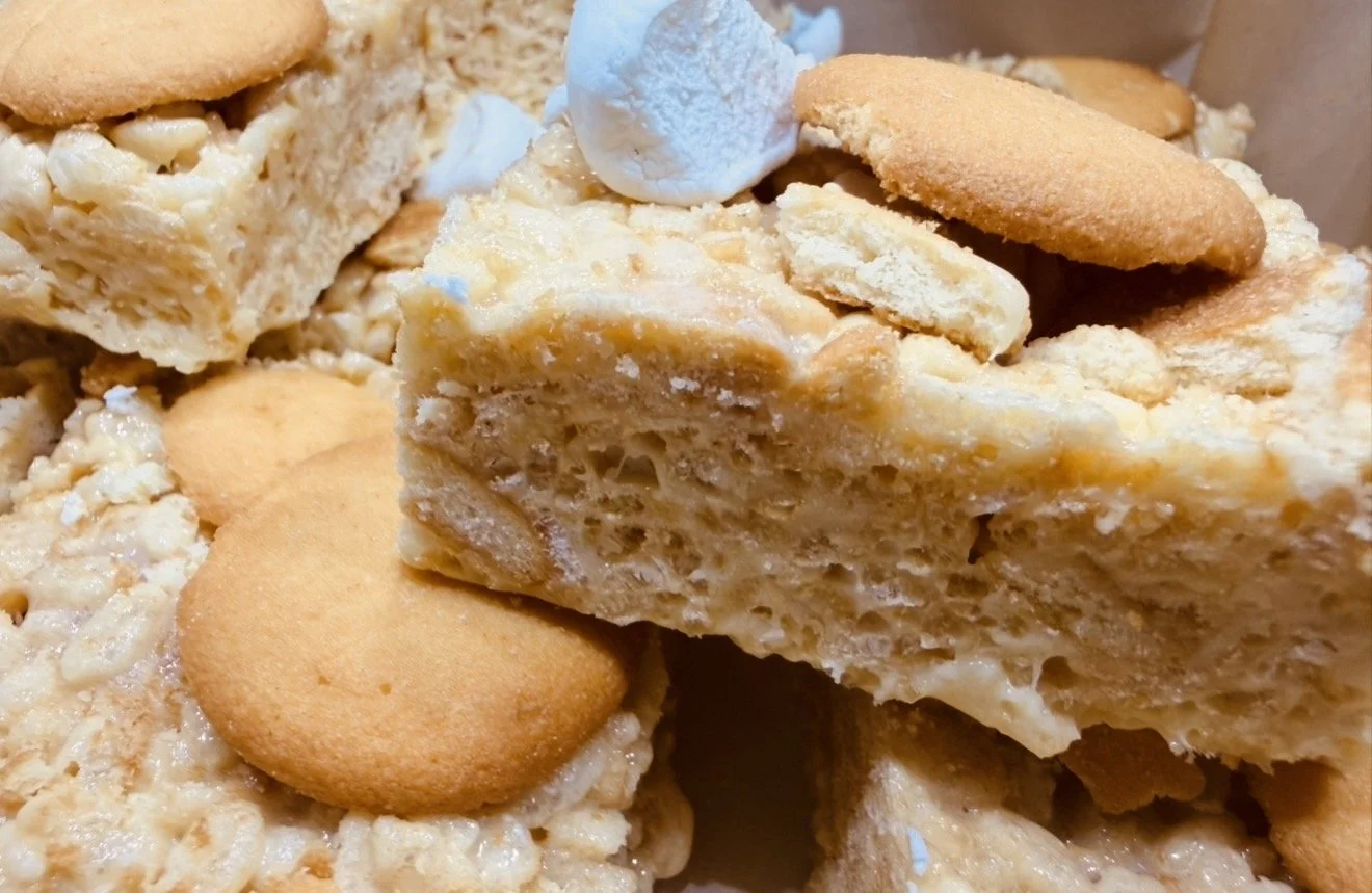 Loaded Rice Krispy Treats-Banana Pudding (6-count)