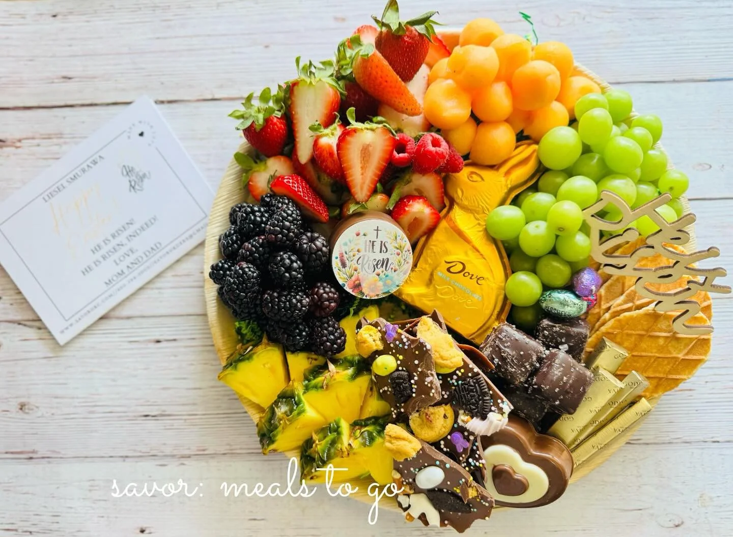 Happy Easter Dessert Board