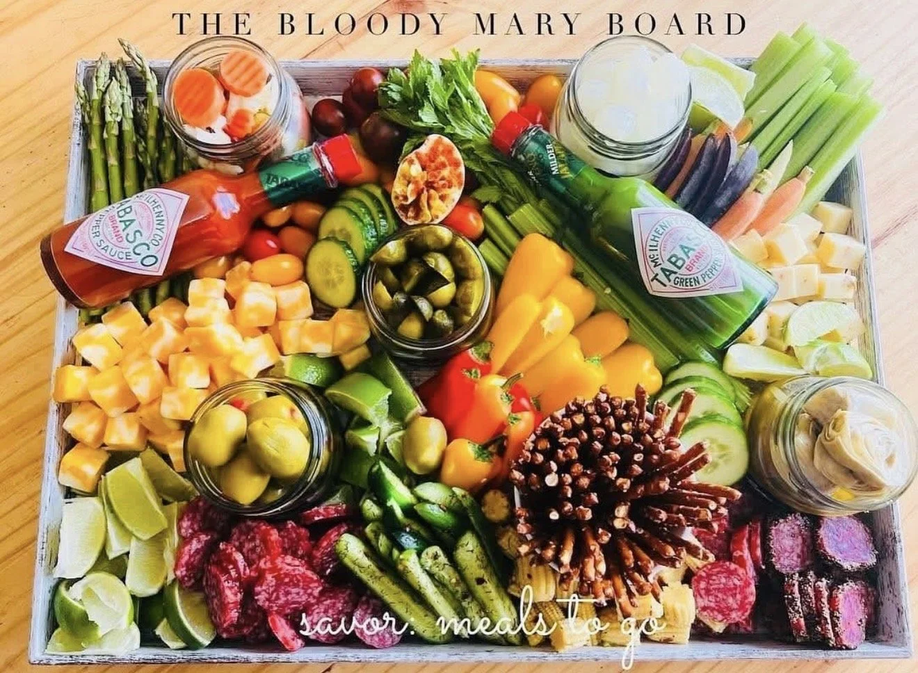The BYO Bloody Mary Brunch Board
