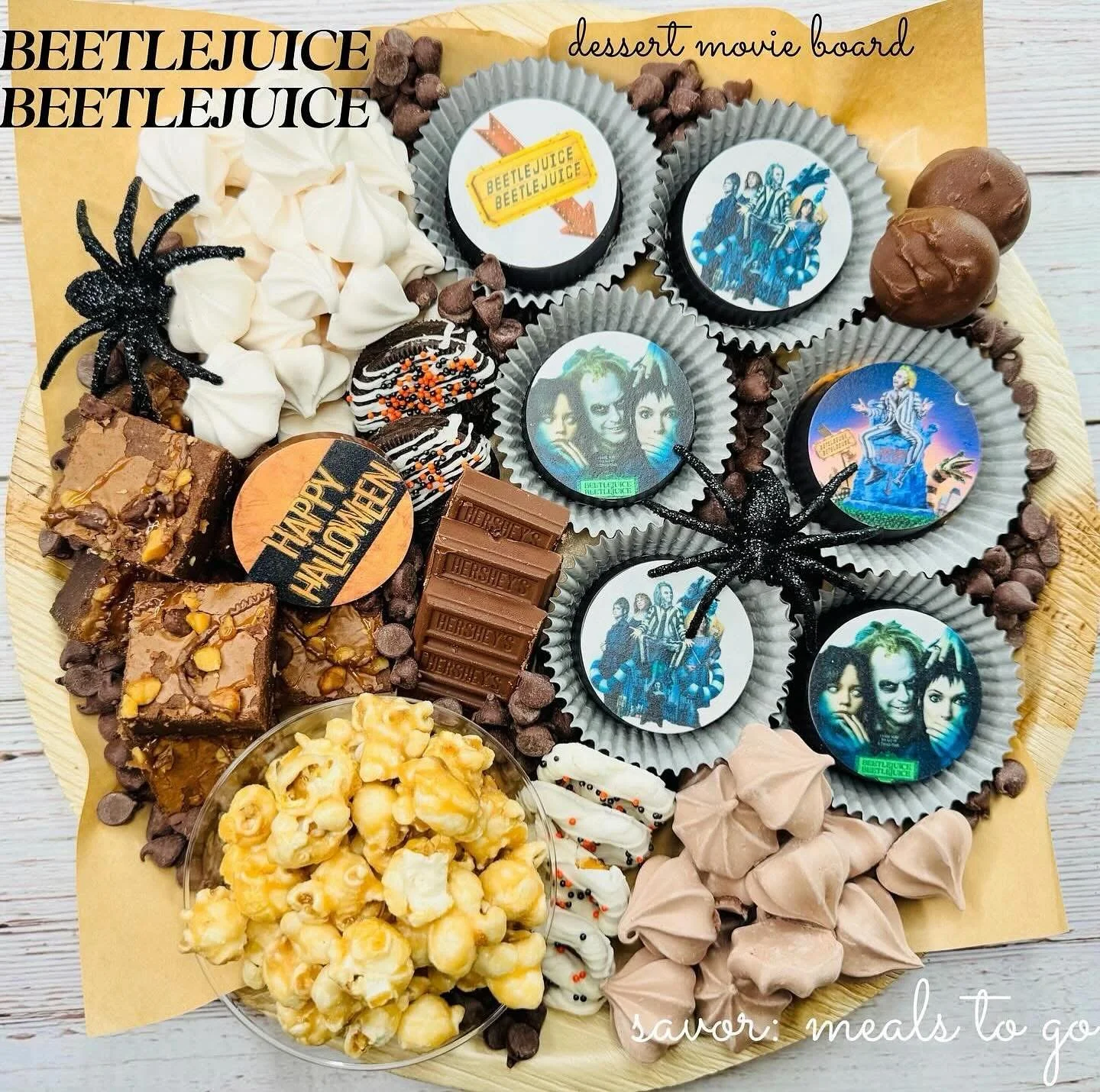 Halloween Dessert Board, BEETLEJUICE Theme