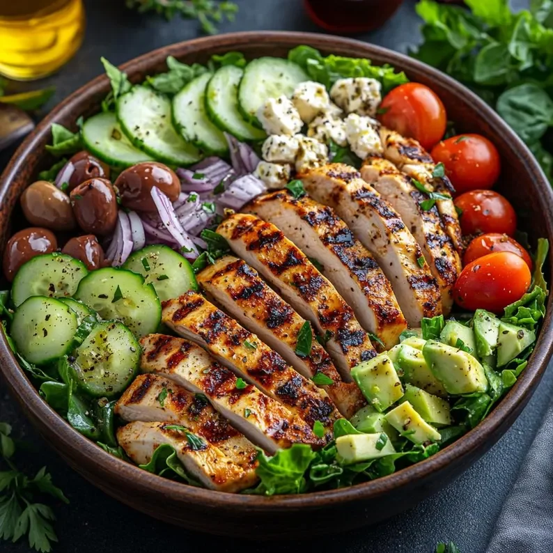 Mediterranean Chicken Salad